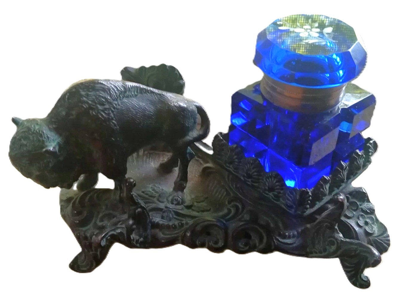 Buffalo / Bison Inkstand