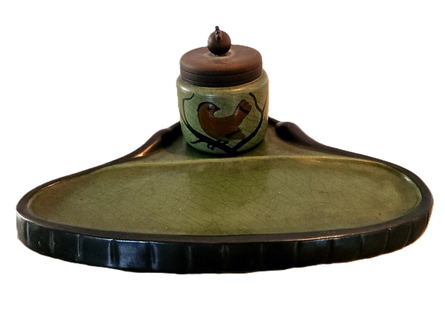 Ipsens Enke Pottery Inkstand