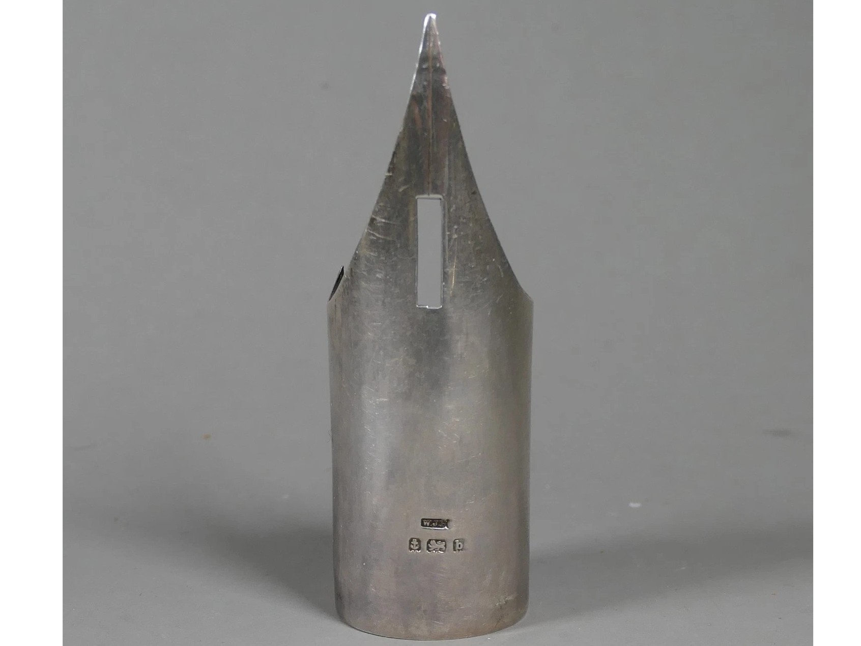 Inkstand in the Form of a Pen Nib