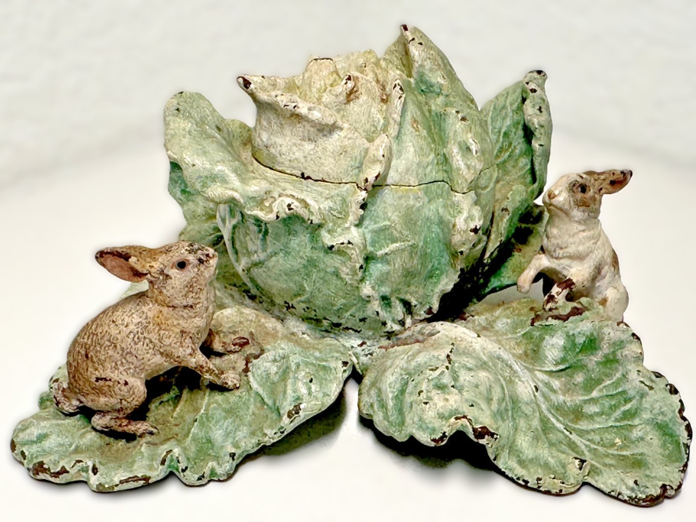 Rabbits and Cabbage Inkwell