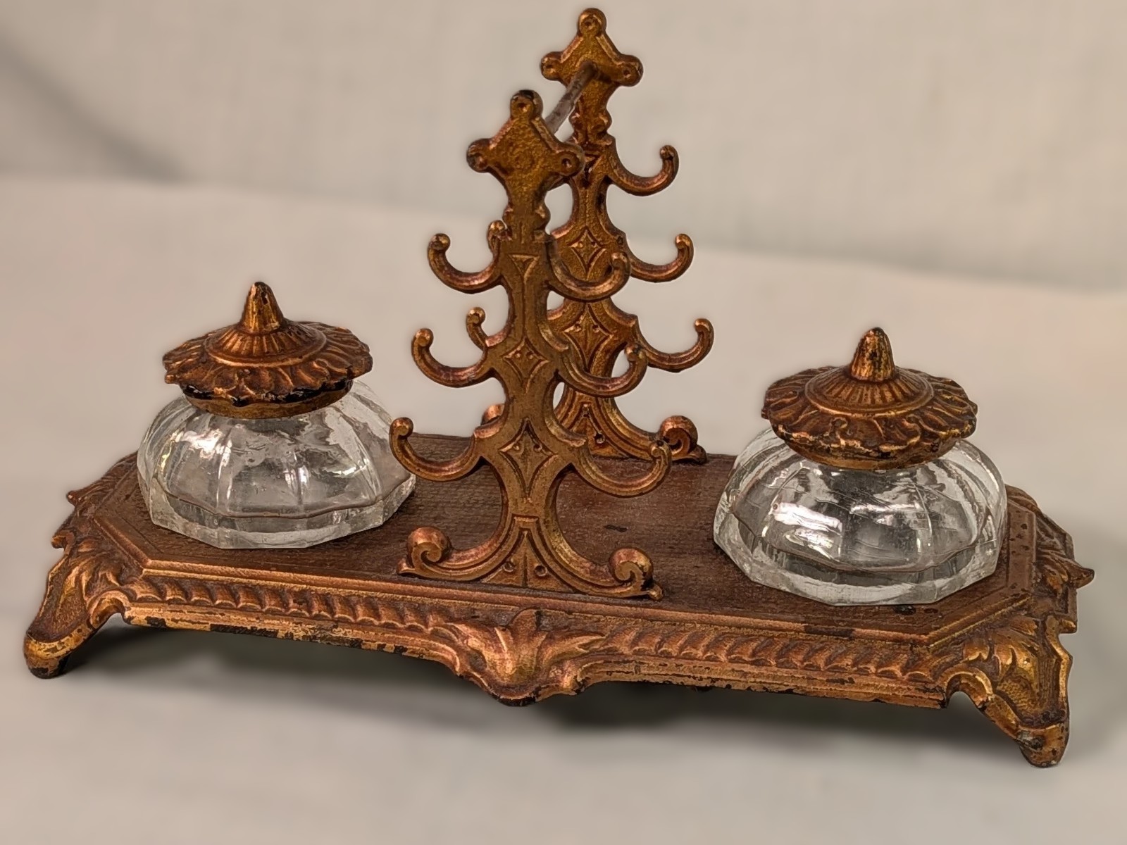 E.G. Zimmermann Double Inkstand