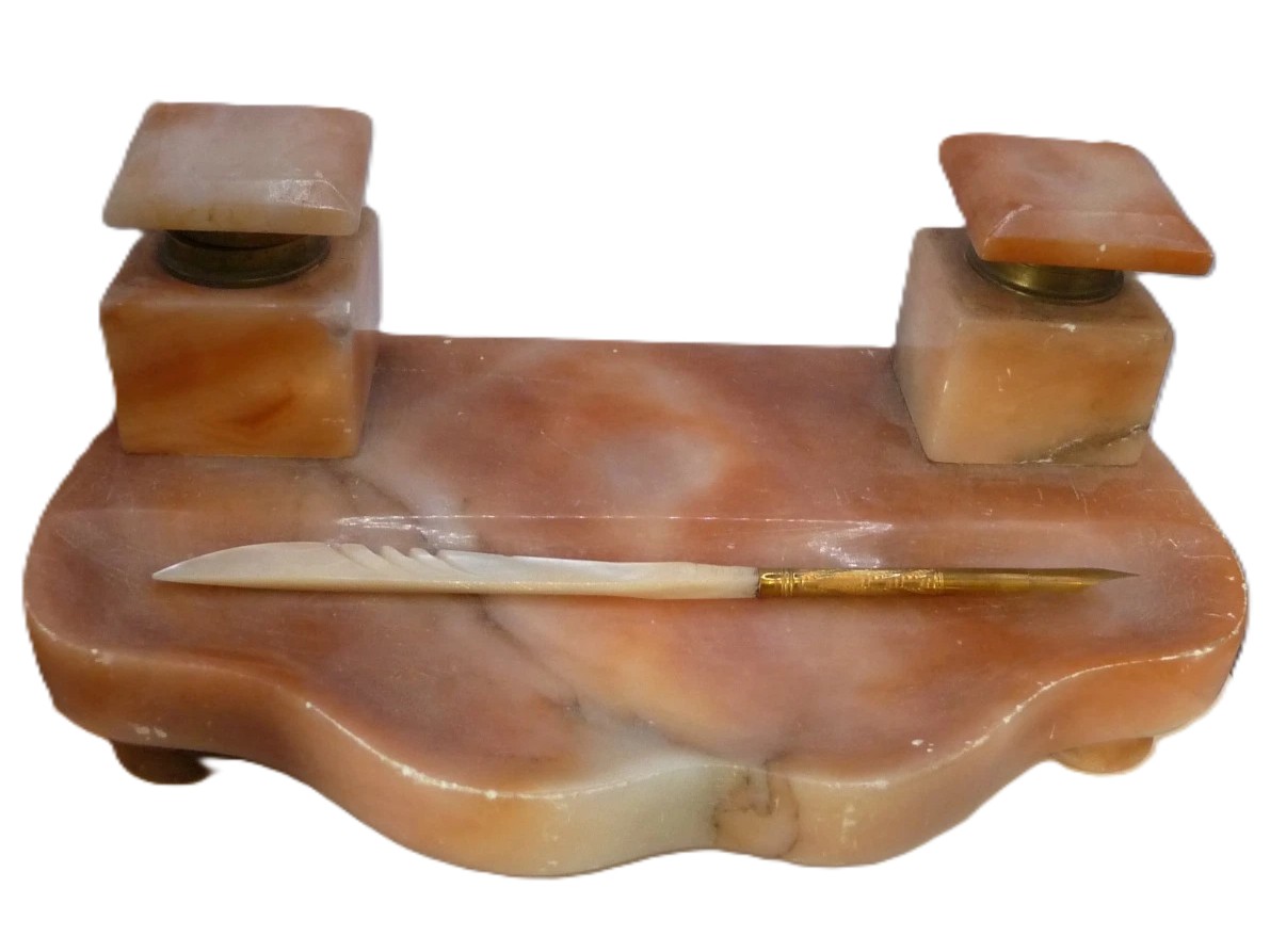 Art Deco Double Inkstand