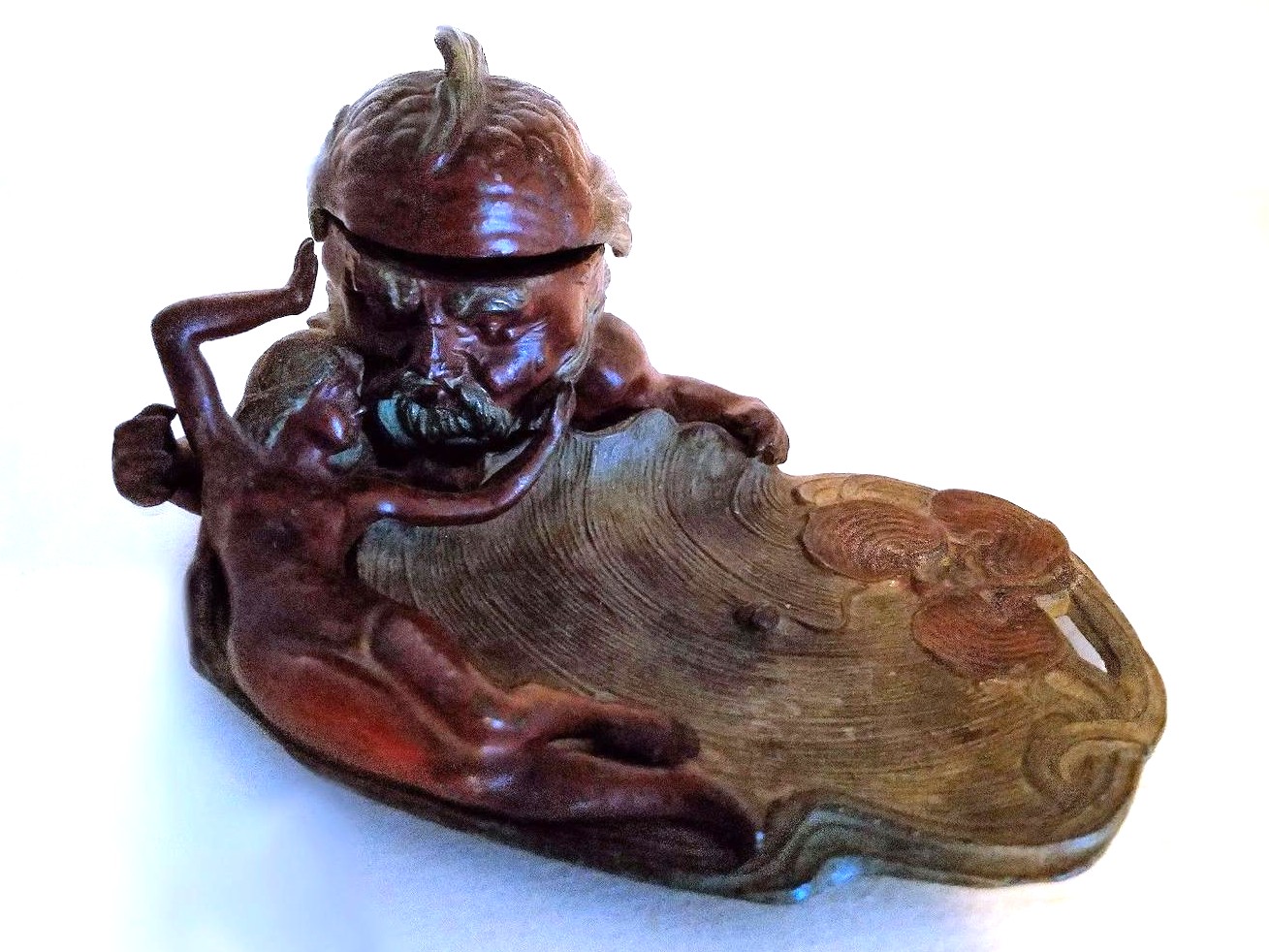 Neptune and the Water Nymph Inkstand