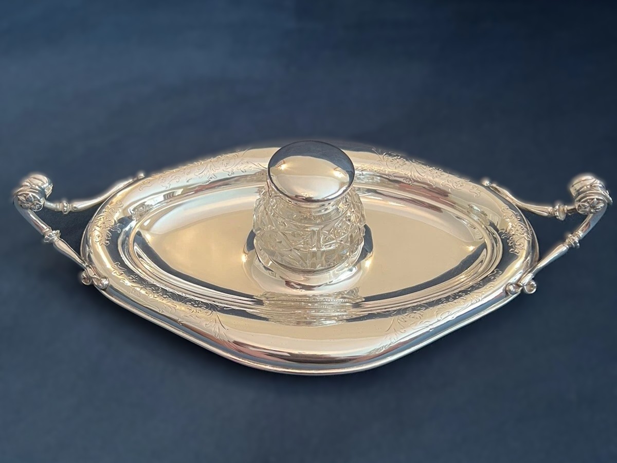 Sterling Silver Inkstand – Barnard & Sons