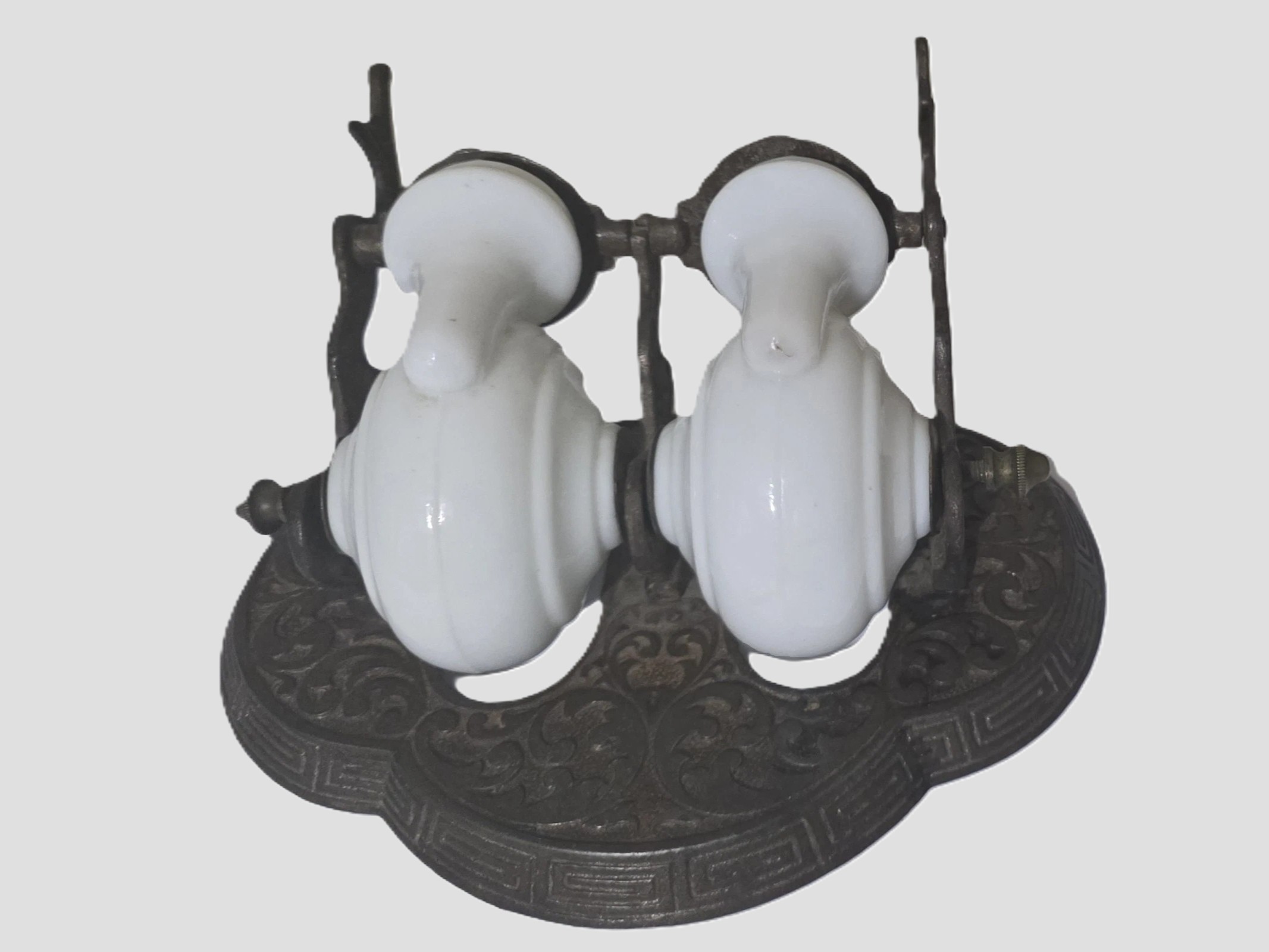 Revolving “Snail” Double Inkstand