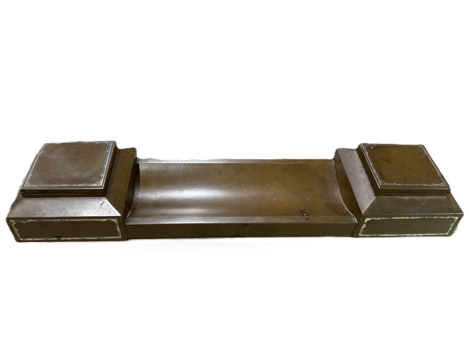 Silver Crest Double Inkstand