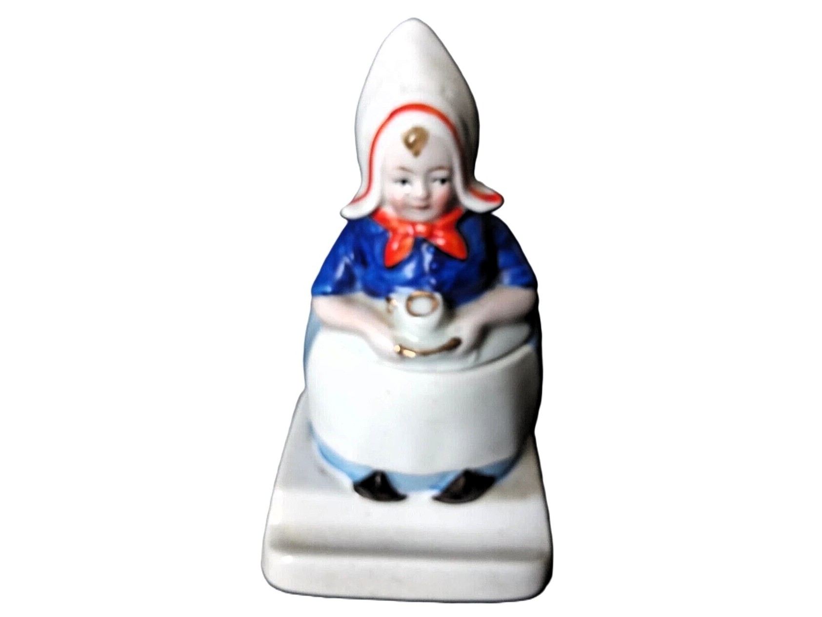 Dutch Girl Porcelain Inkwell