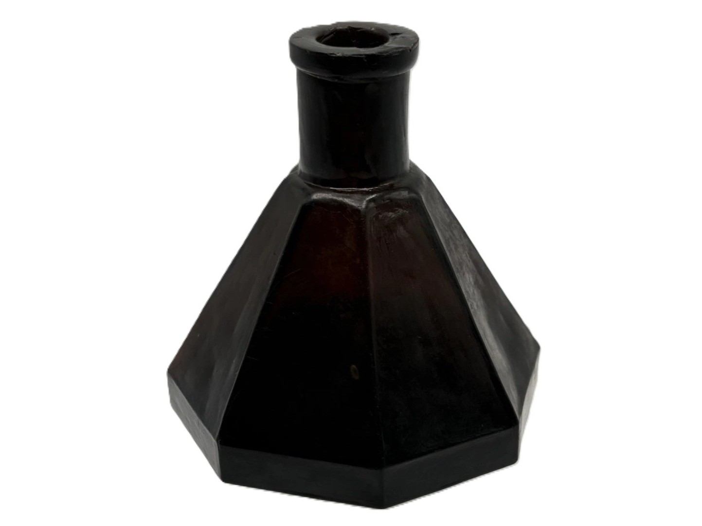 Deep Chocolate Amber Umbrella Ink Bottle