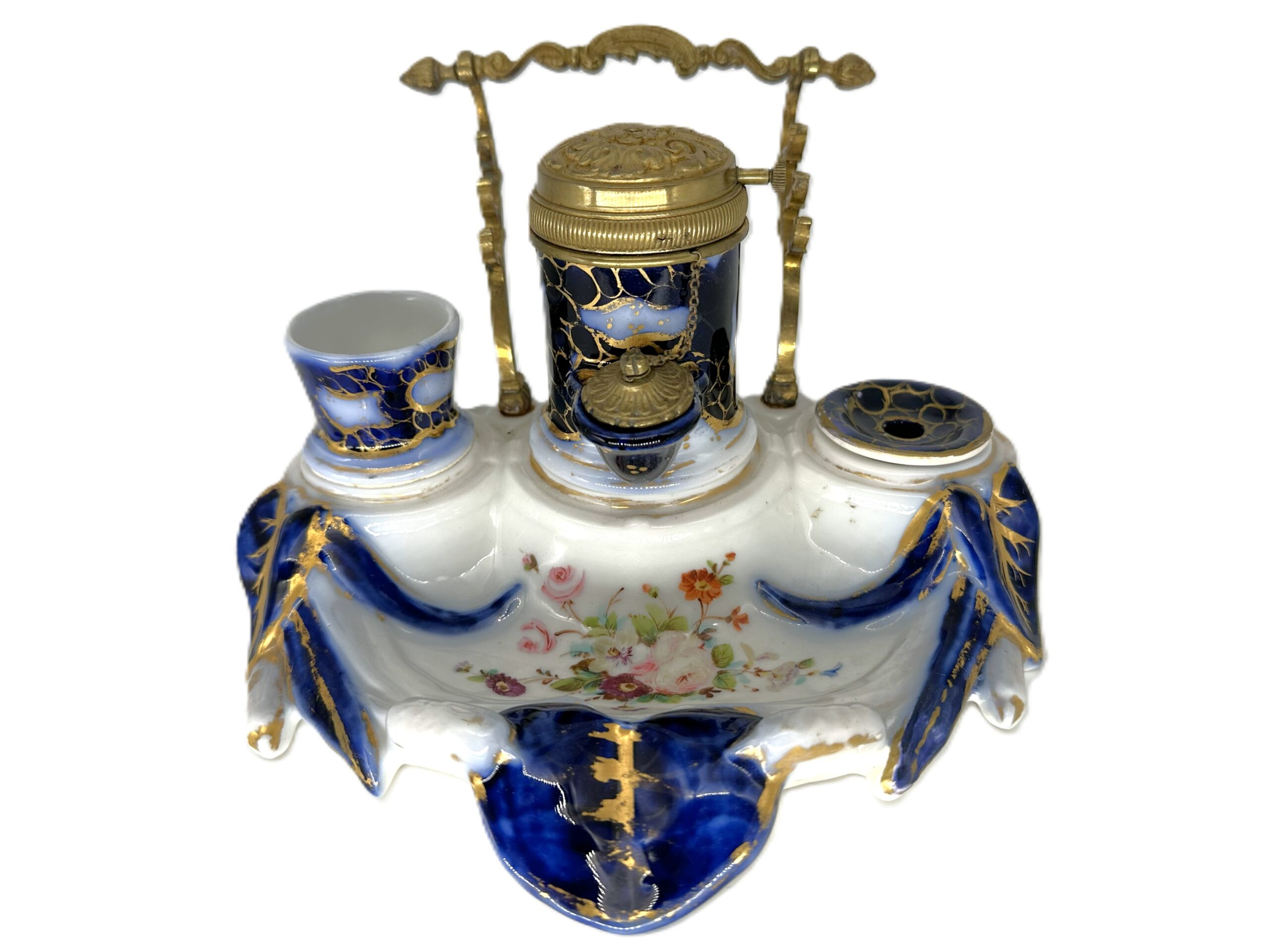 Pump Inkstand with Winding-Chain Mechanism