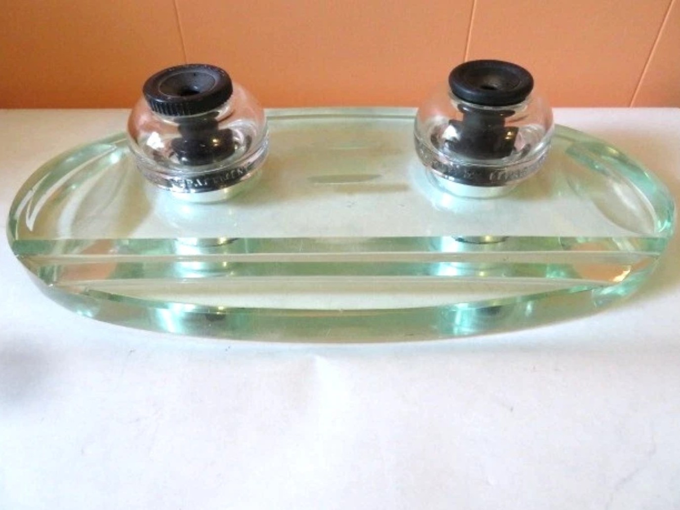 Post Office Inkstand with Sengbusch Inkwells