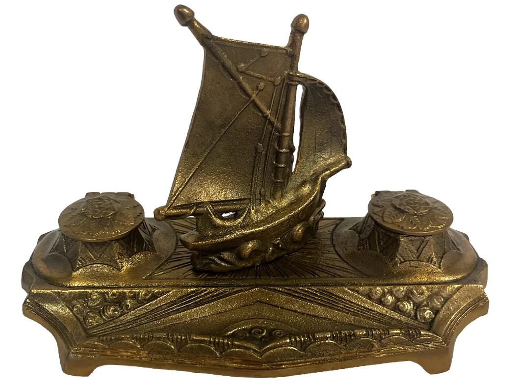 Buyer Be Aware – Brass Ship Double Inkstand