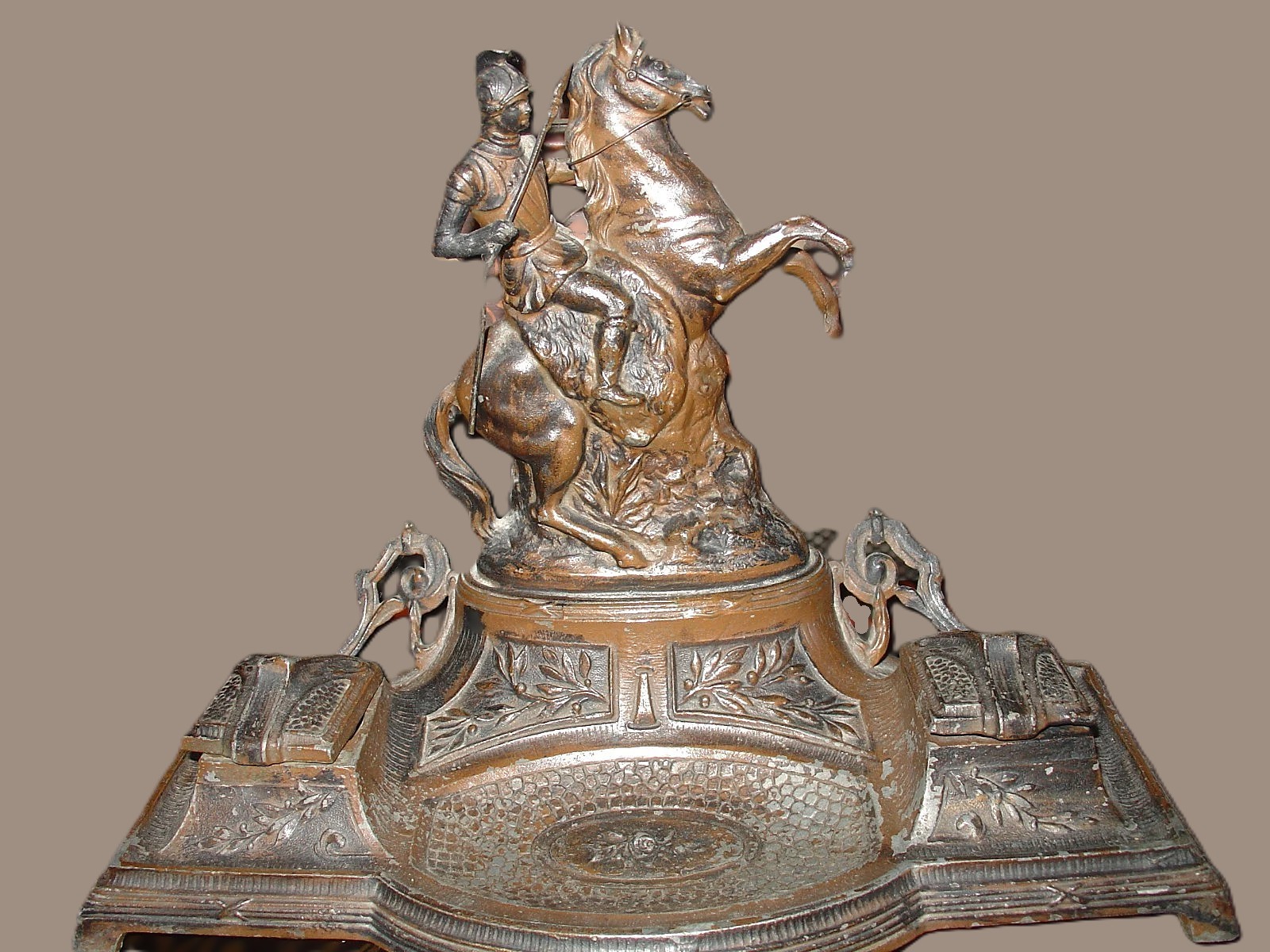 Warrior on a Horse Inkstand