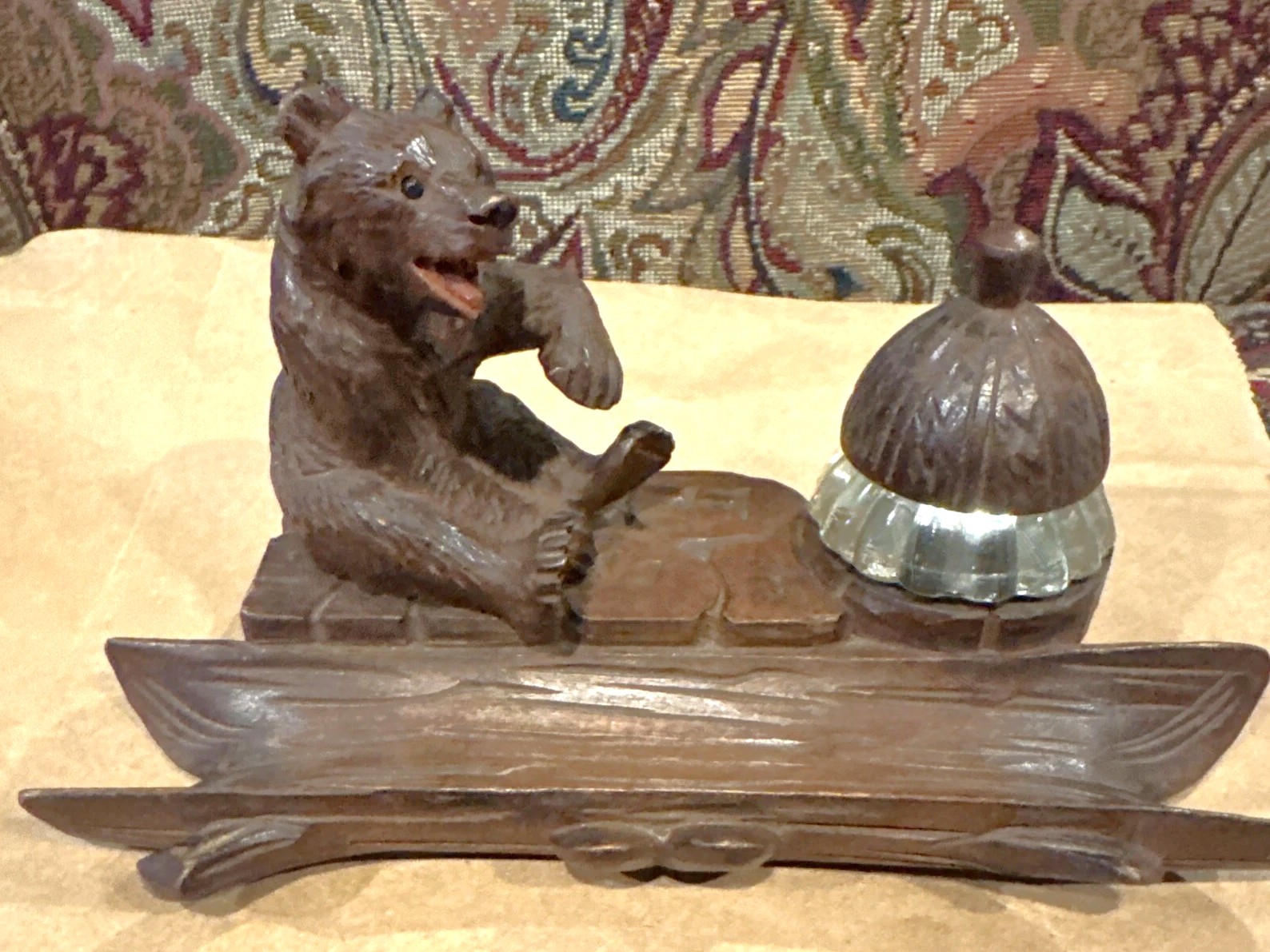 Black Forest Inkstand – Sitting Bear