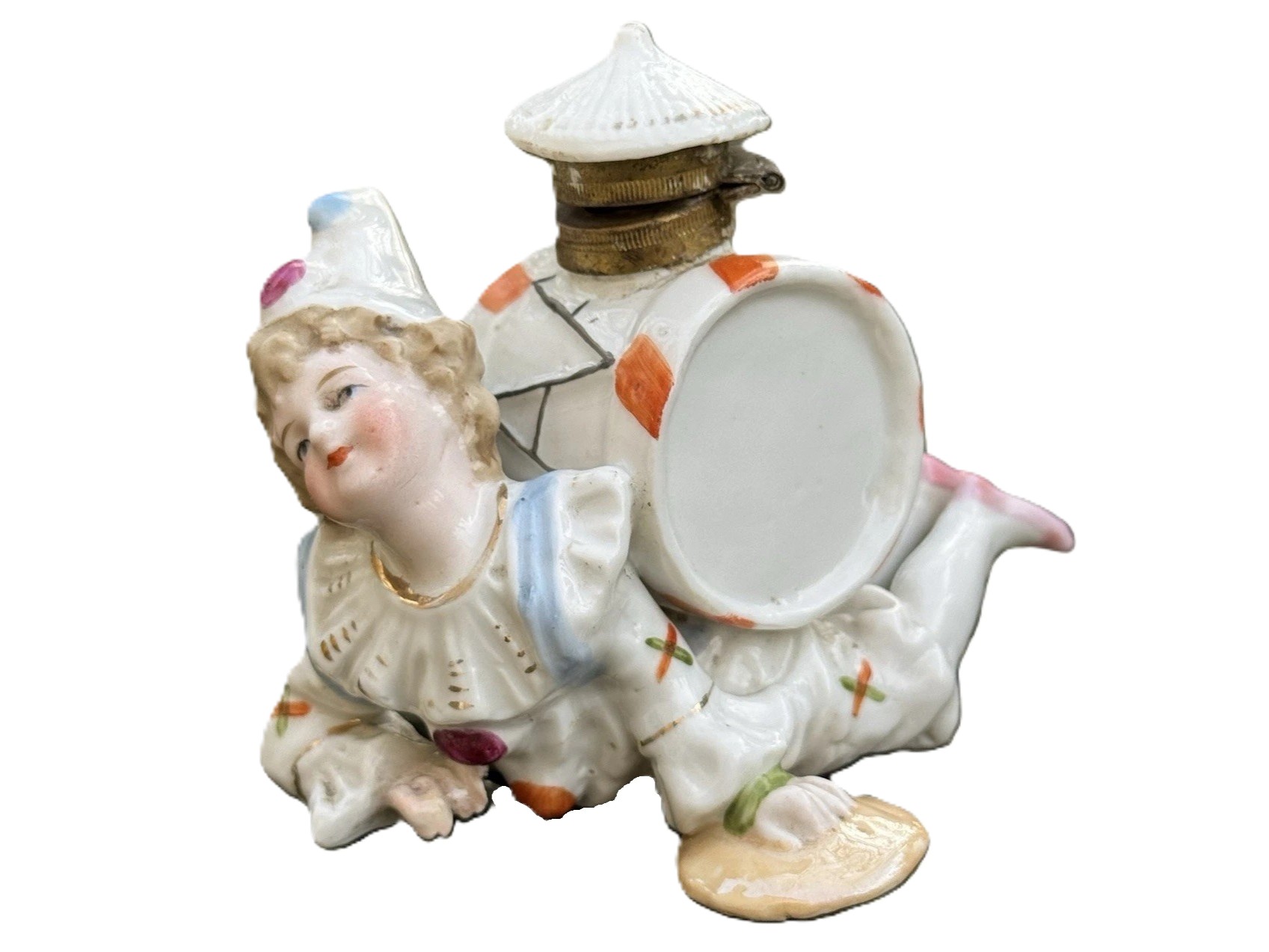 Child Clown with a Drum