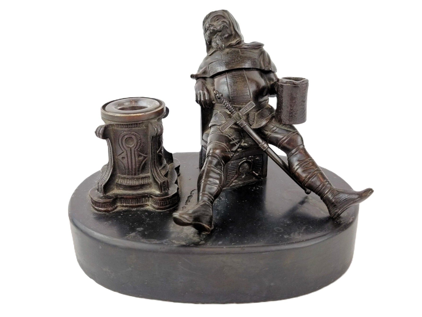 Sir John Falstaff Figural Inkstand