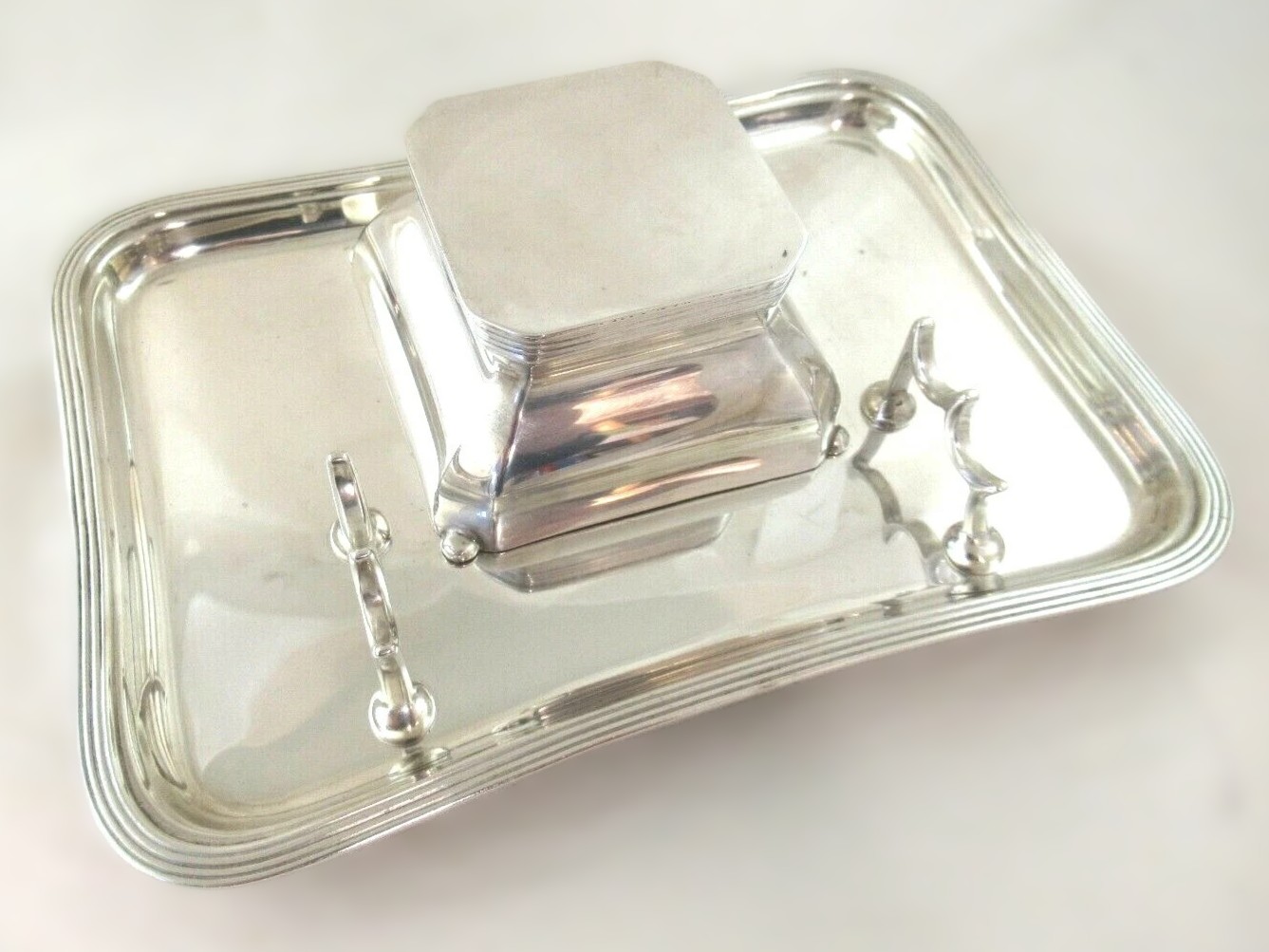 Hukin & Heath Sterling Silver Inkstand