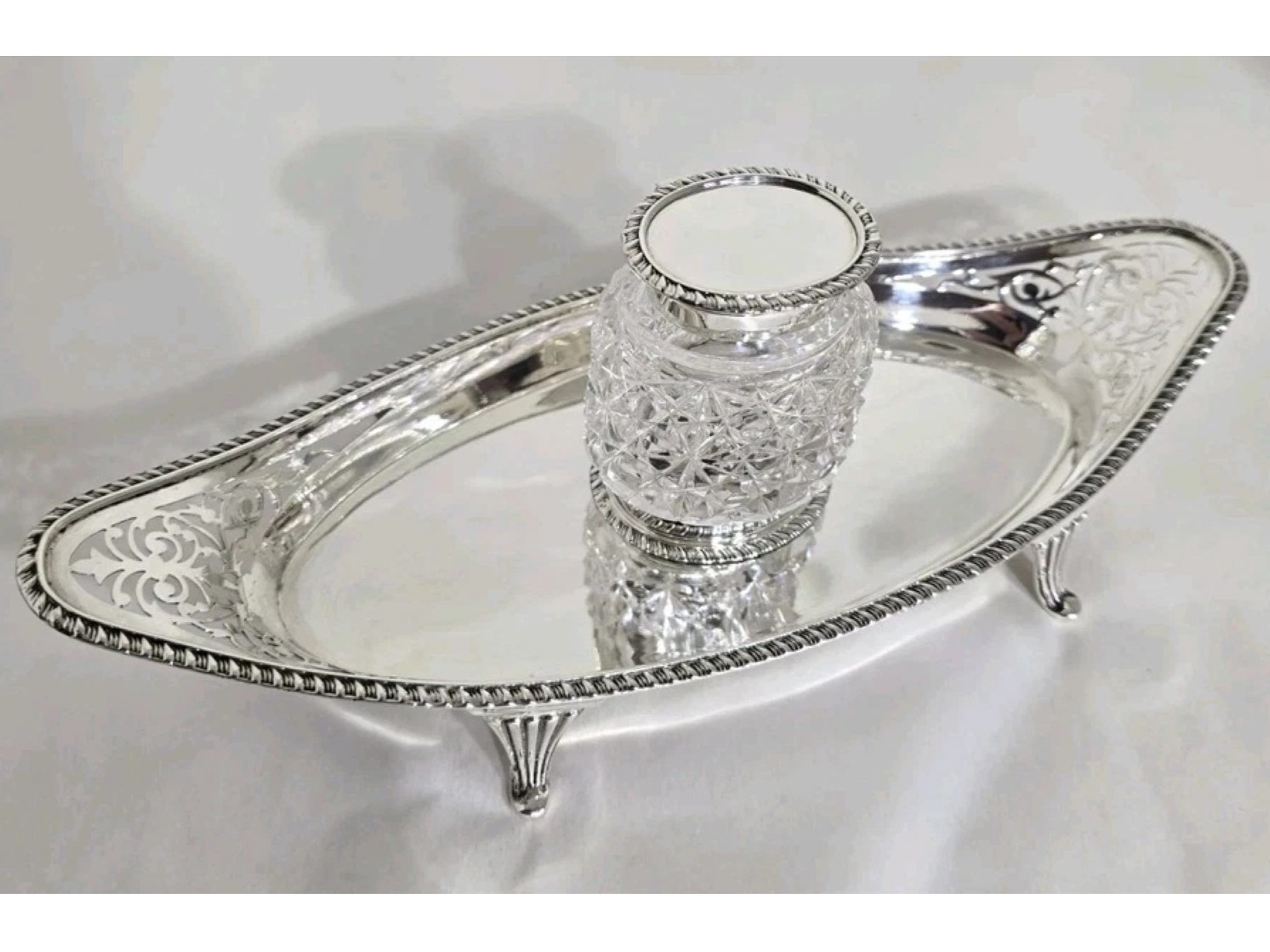Silver Inkstand by Mappin & Webb