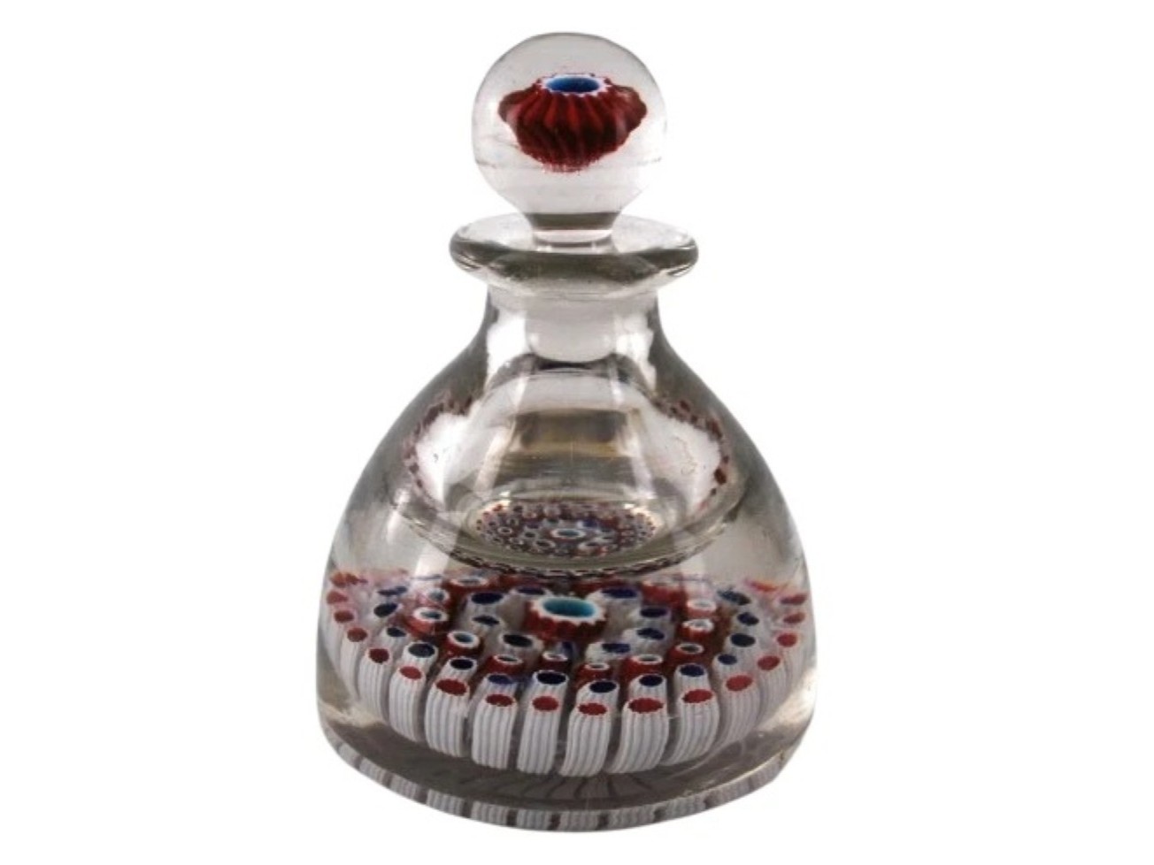 Millefiori Glass Inkwell