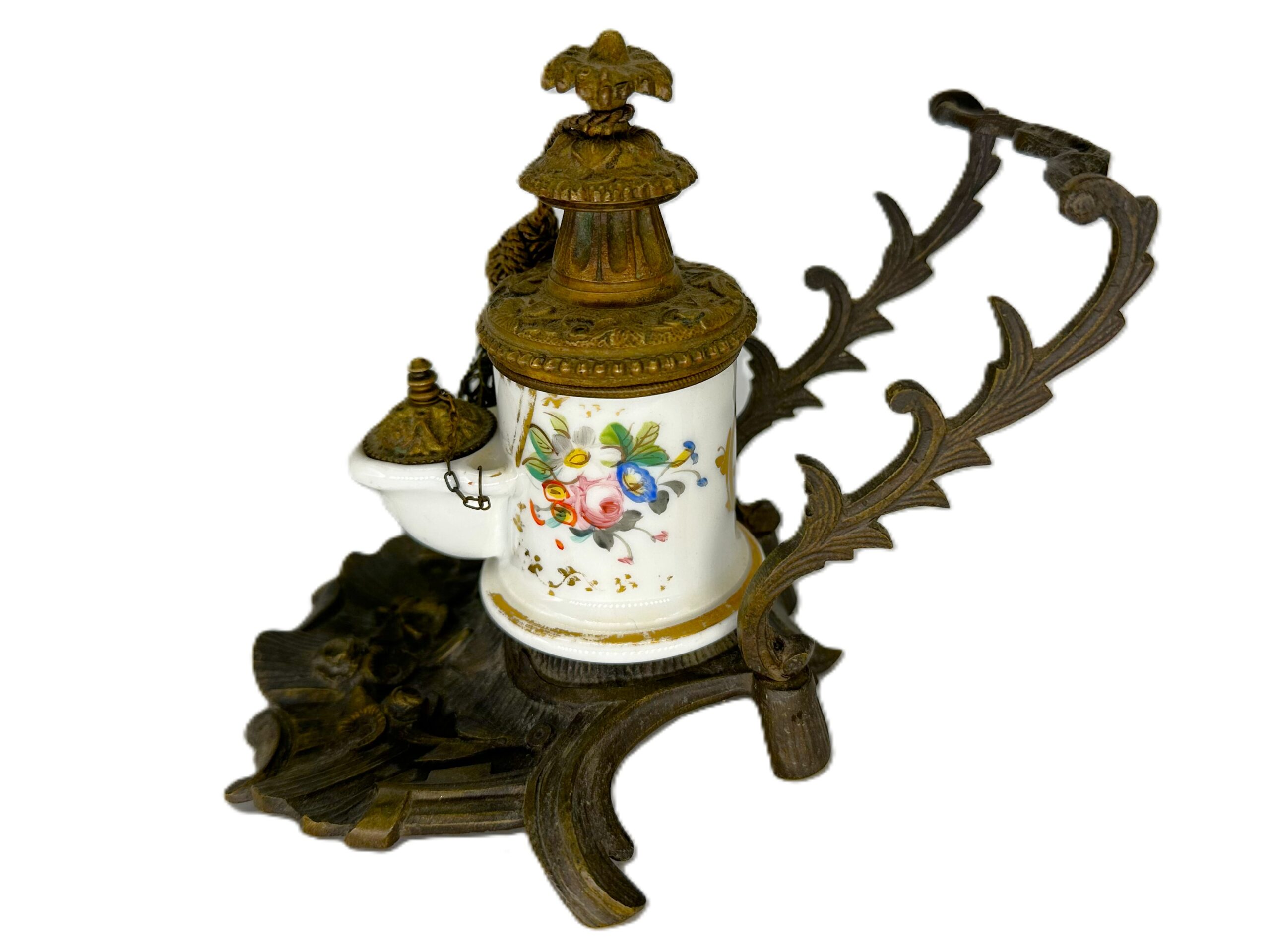 Pump Inkstand Set on a Pen Rack