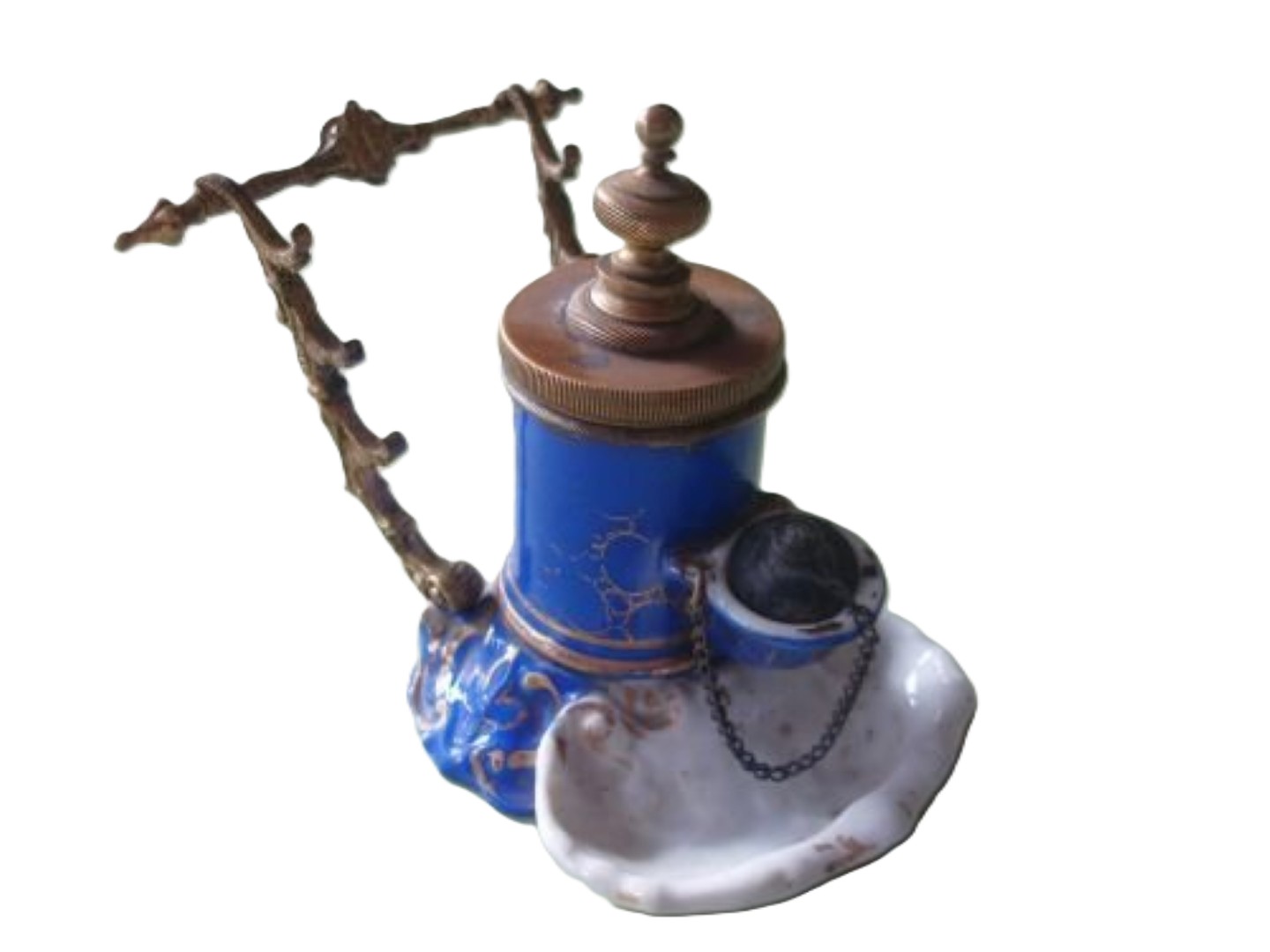 Pump Inkwell with Pen Rack