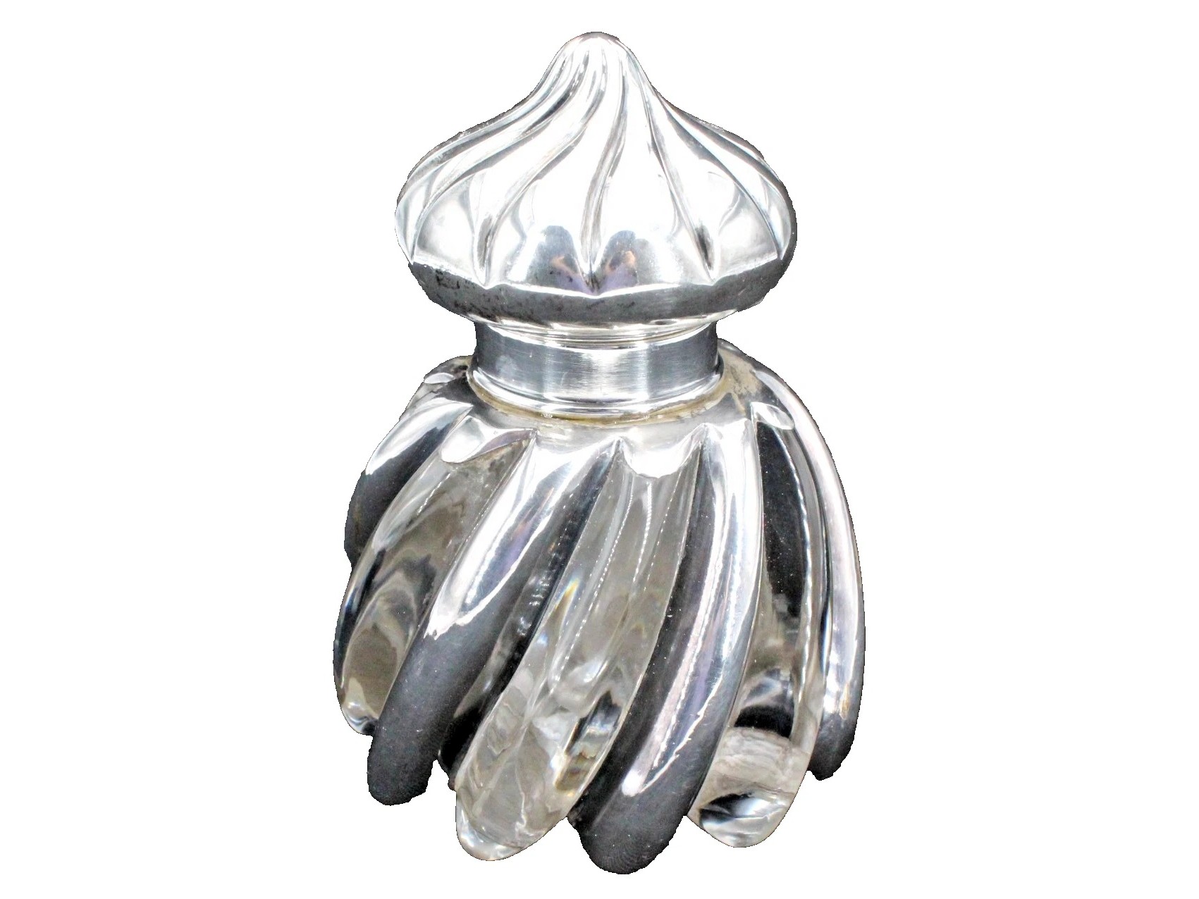 Gorham Swirl Pattern Inkwell