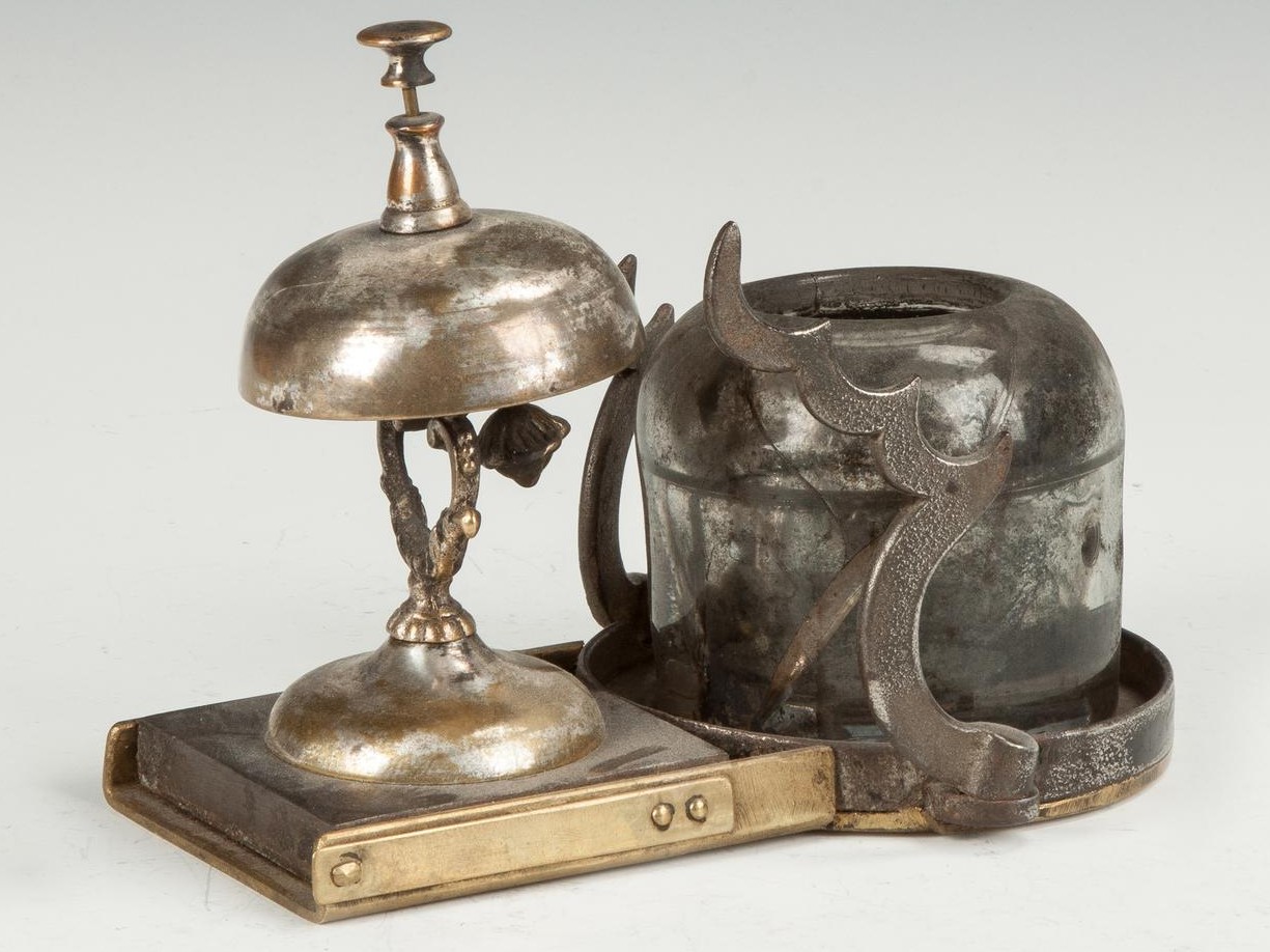 Combined Inkstand and Bell