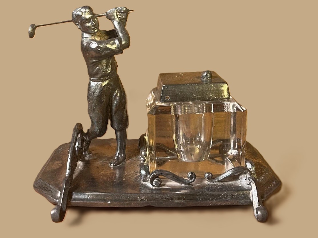 Golfer Inkstand
