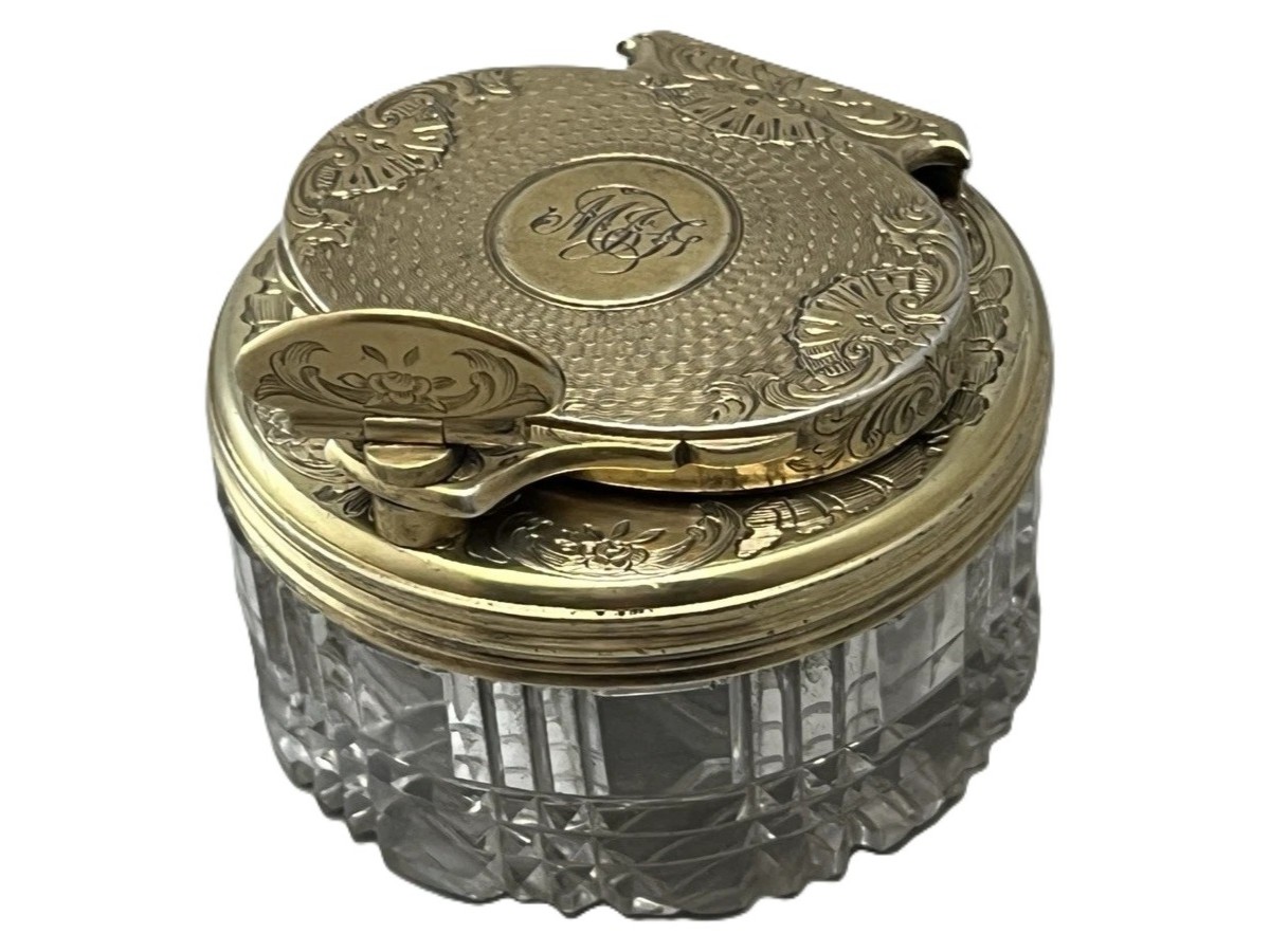 Thomas Diller Lock-Down Traveling Inkwell