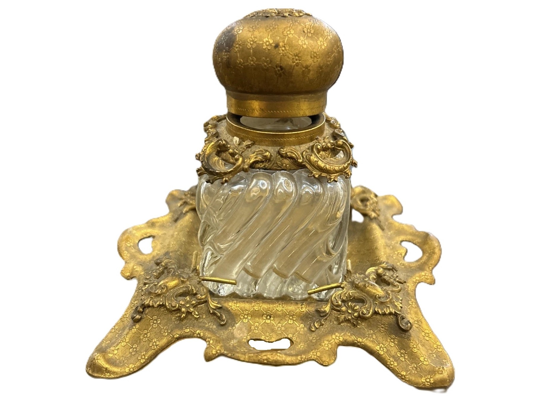 French Rococo Revival Inkwell
