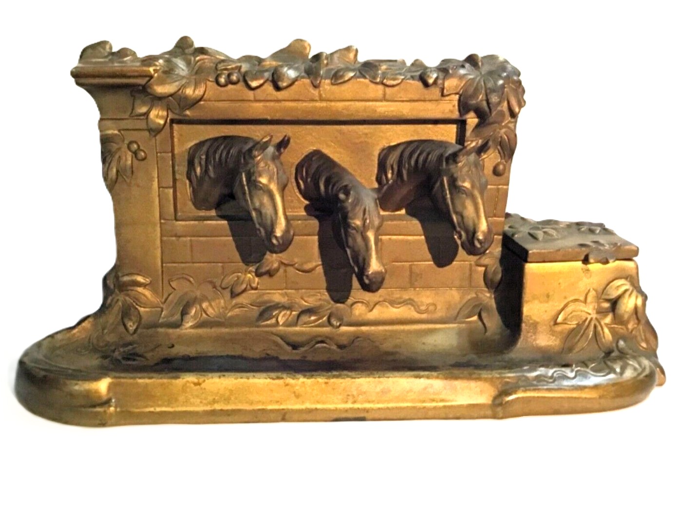 Three Horses in a Stable