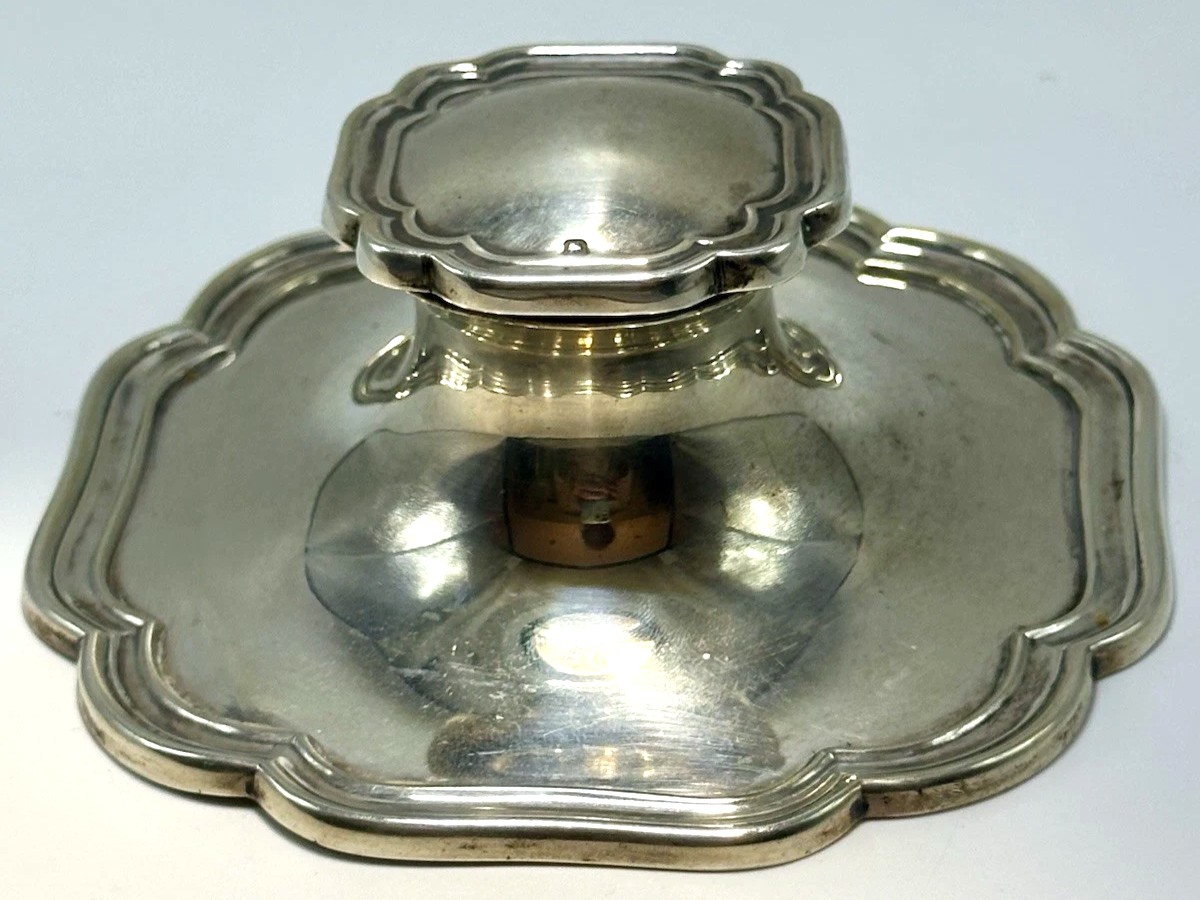 Sterling Silver Capstan Inkwell