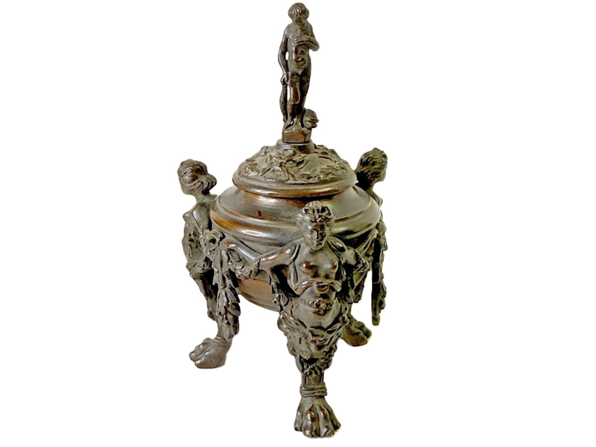 Italian Grand Tour Bronze Inkstand