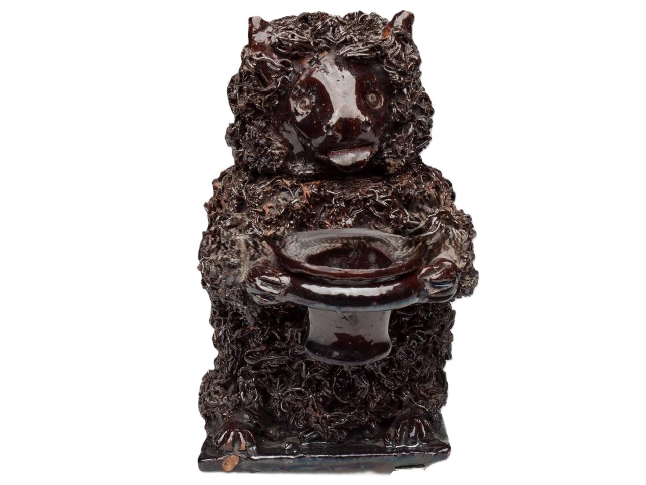 Folk Art – Earthenware Bear
