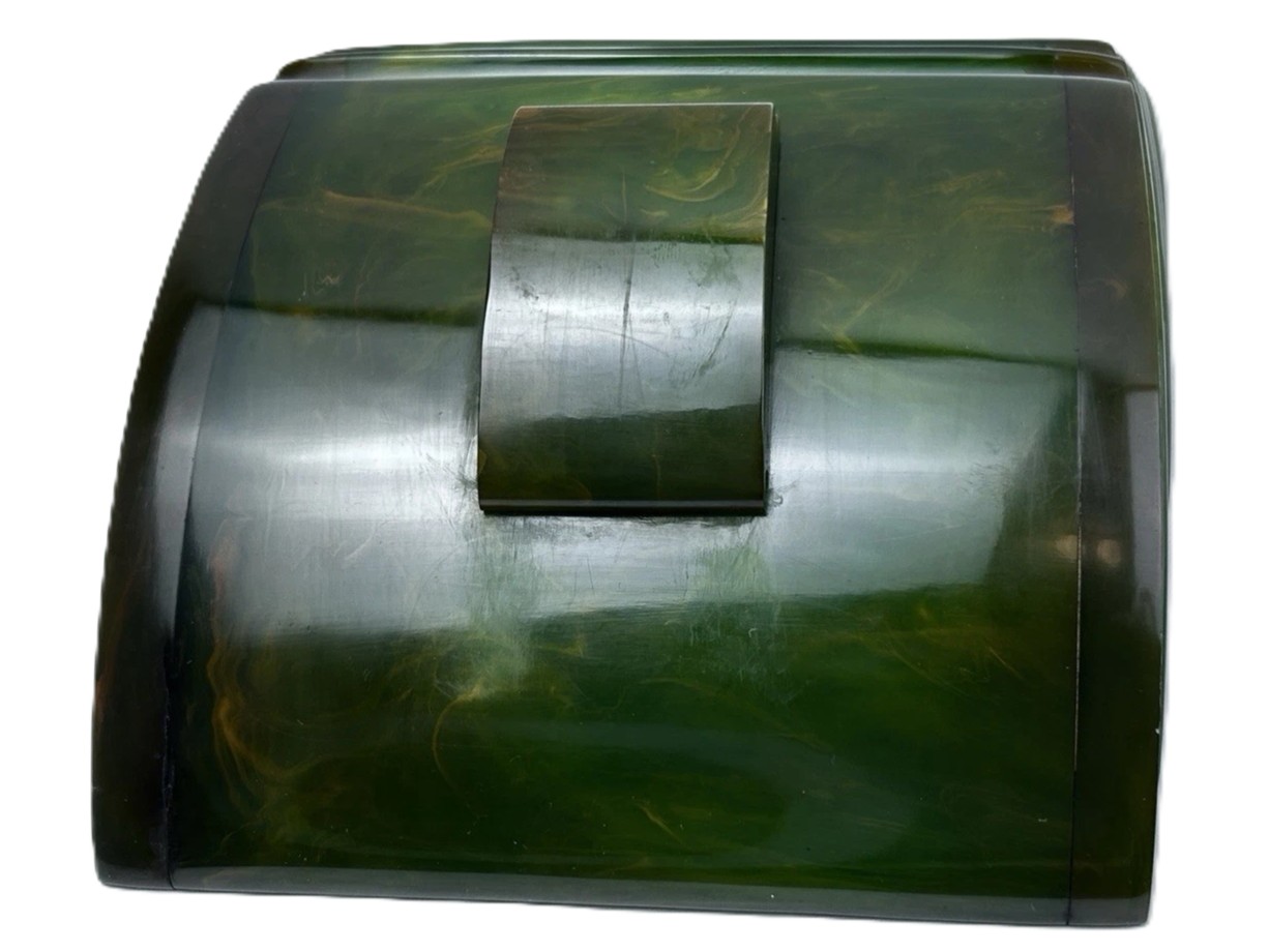 Carvacraft Marbled Green Inkwell