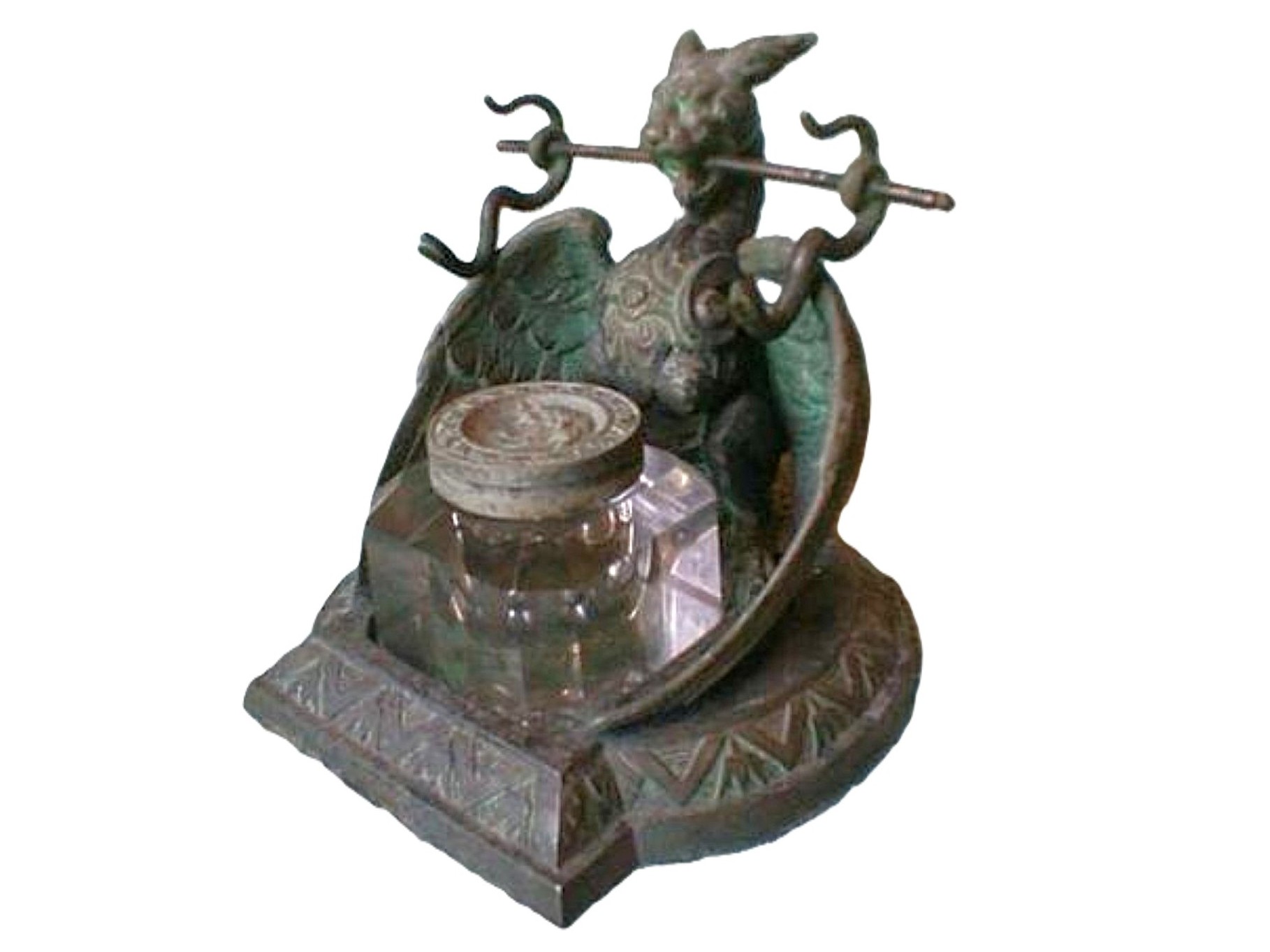 Winged Dragon Inkstand