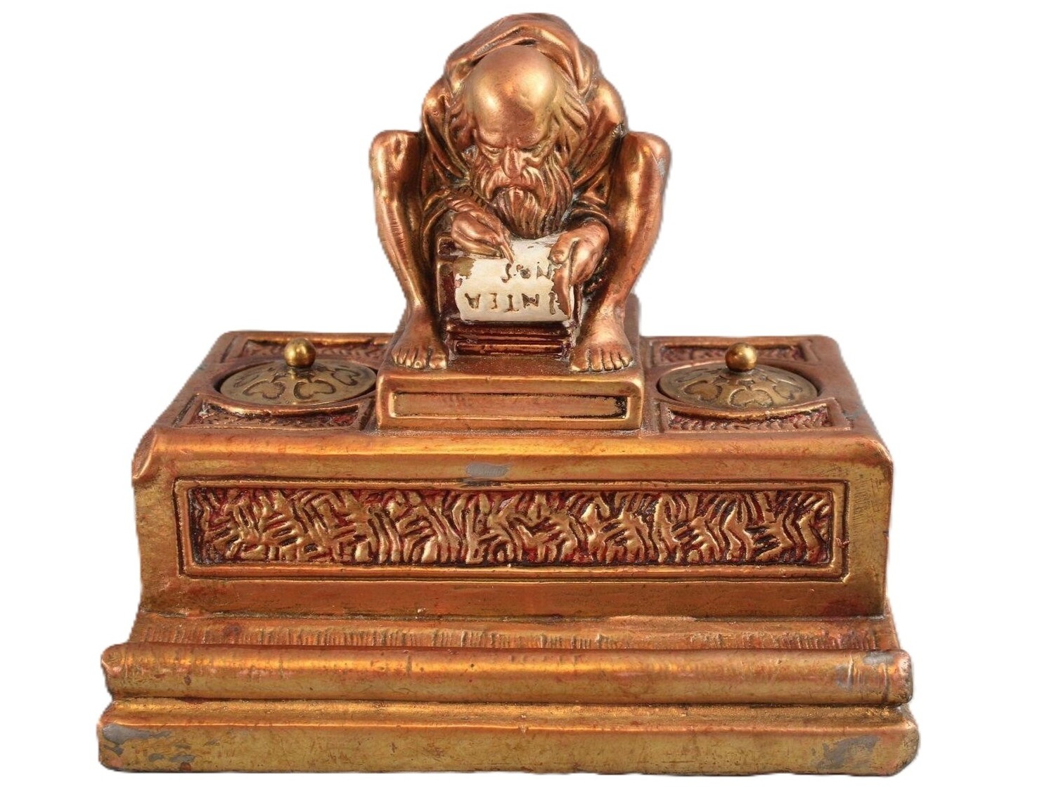 “The Scribe” – Bronze Clad Art
