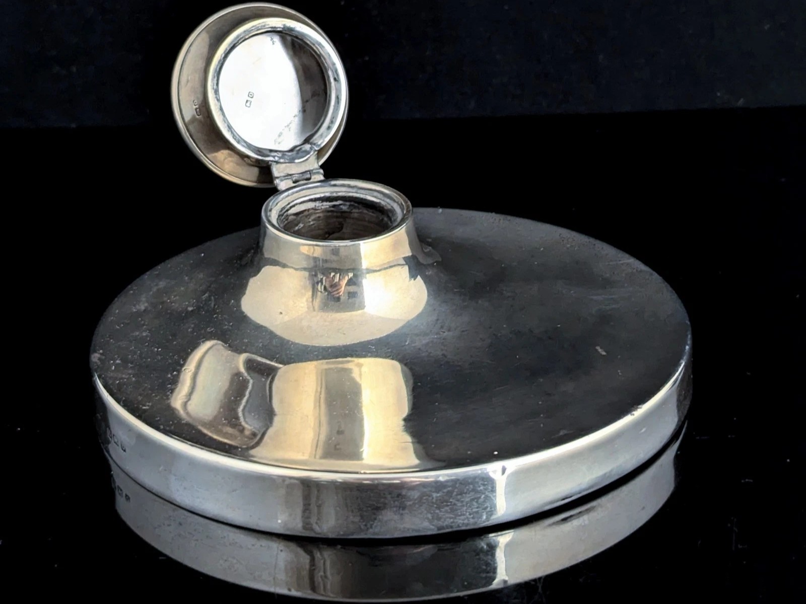 Sterling Silver Capstan Inkwell