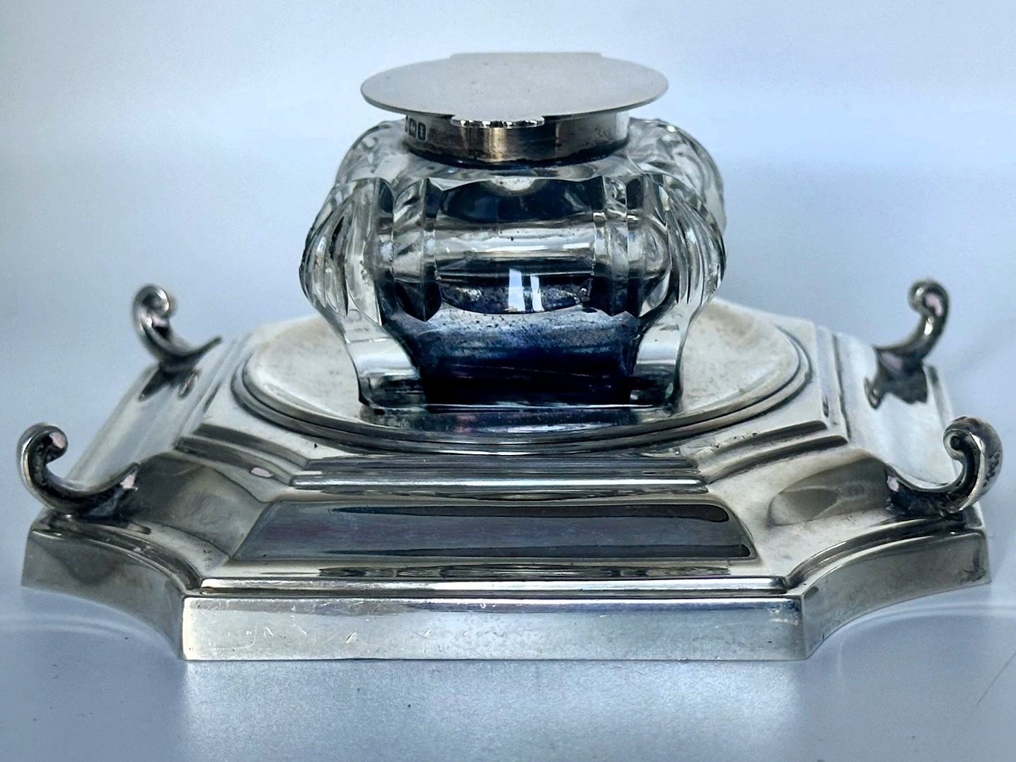 Pearce & Sons Sterling Silver Inkwell