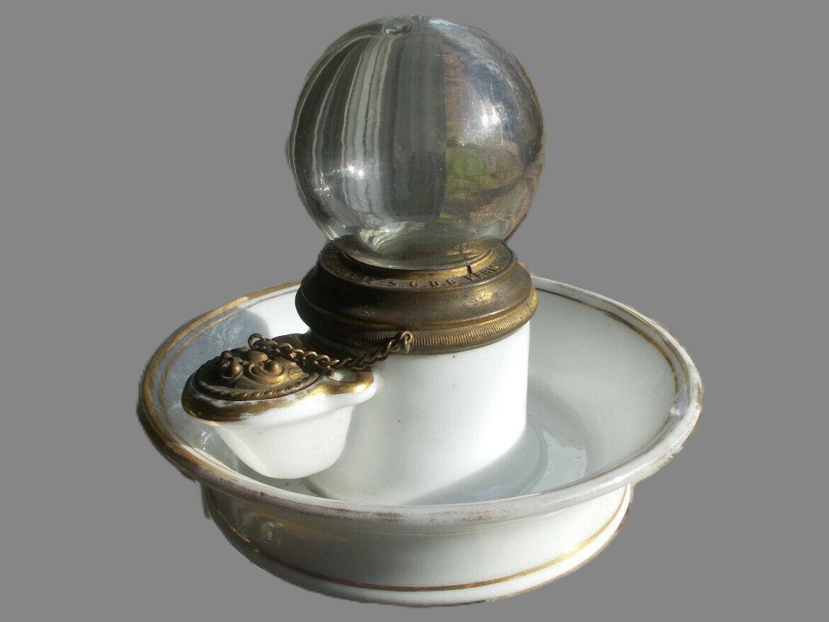 French Pneumatic Reservoir Inkwell