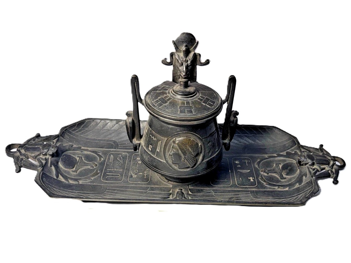 Egyptian Revival Inkstand