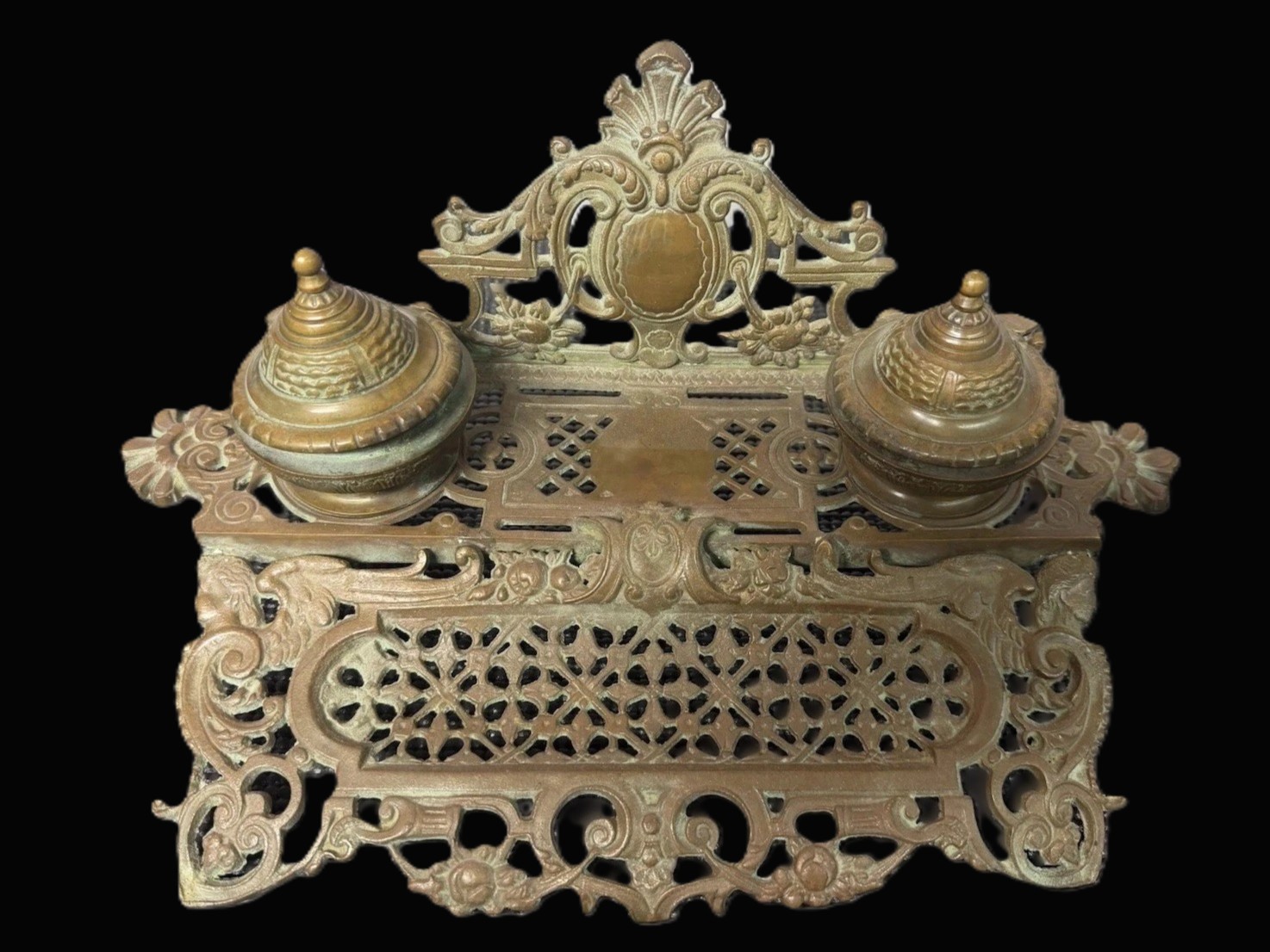 Buyer Be Aware – Brass Double Inkstand