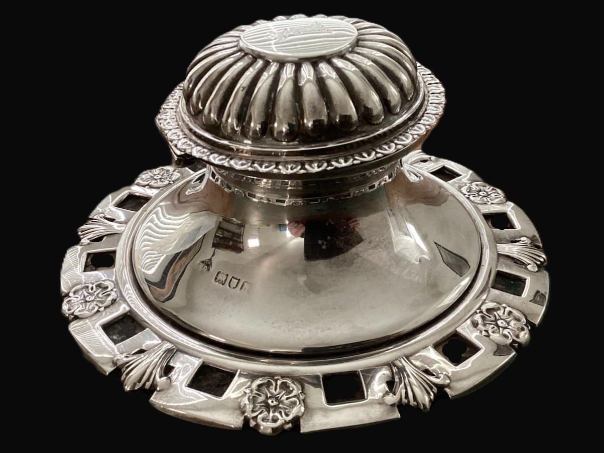Sterling Silver Capstan Inkwell