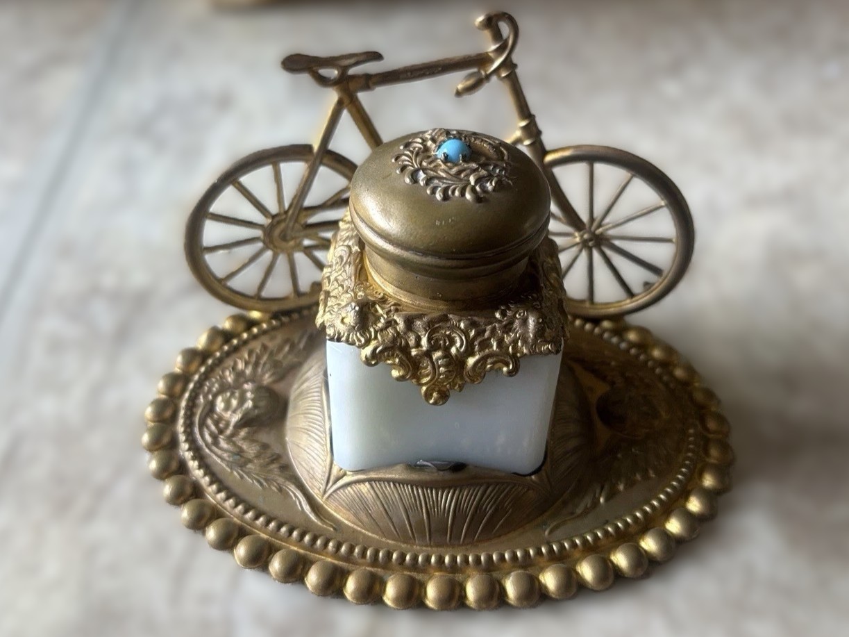 Inkstand with Bicycle Attachment