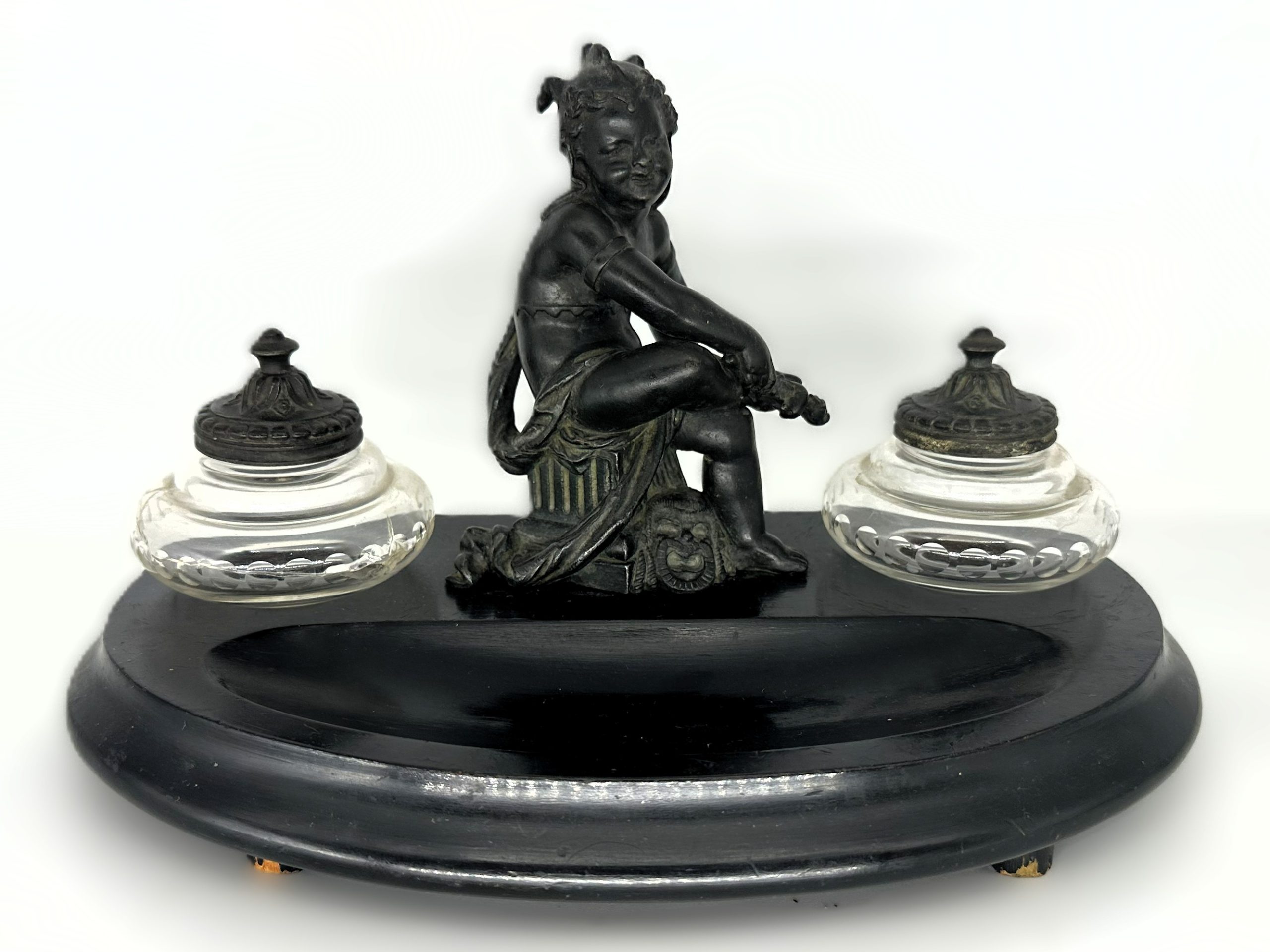 Whimsical Court Jester Inkstand