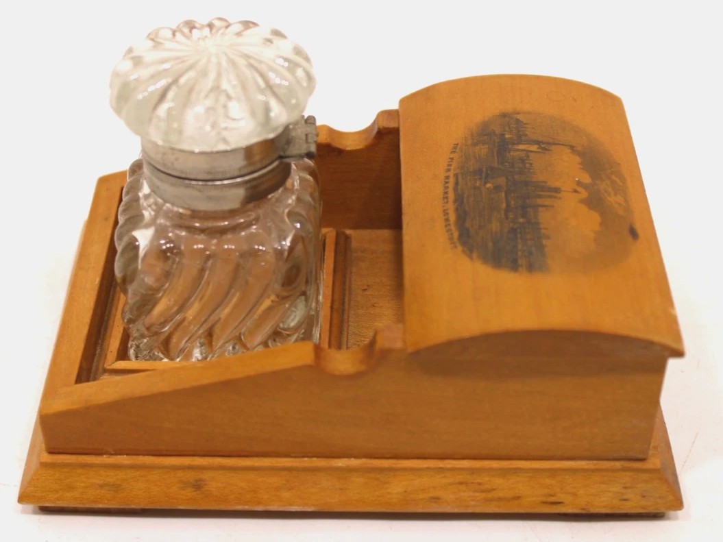 Mauchline Ware Souvenir Inkstand