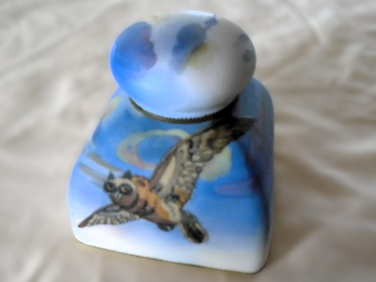 Nippon with Hand Painted Owl