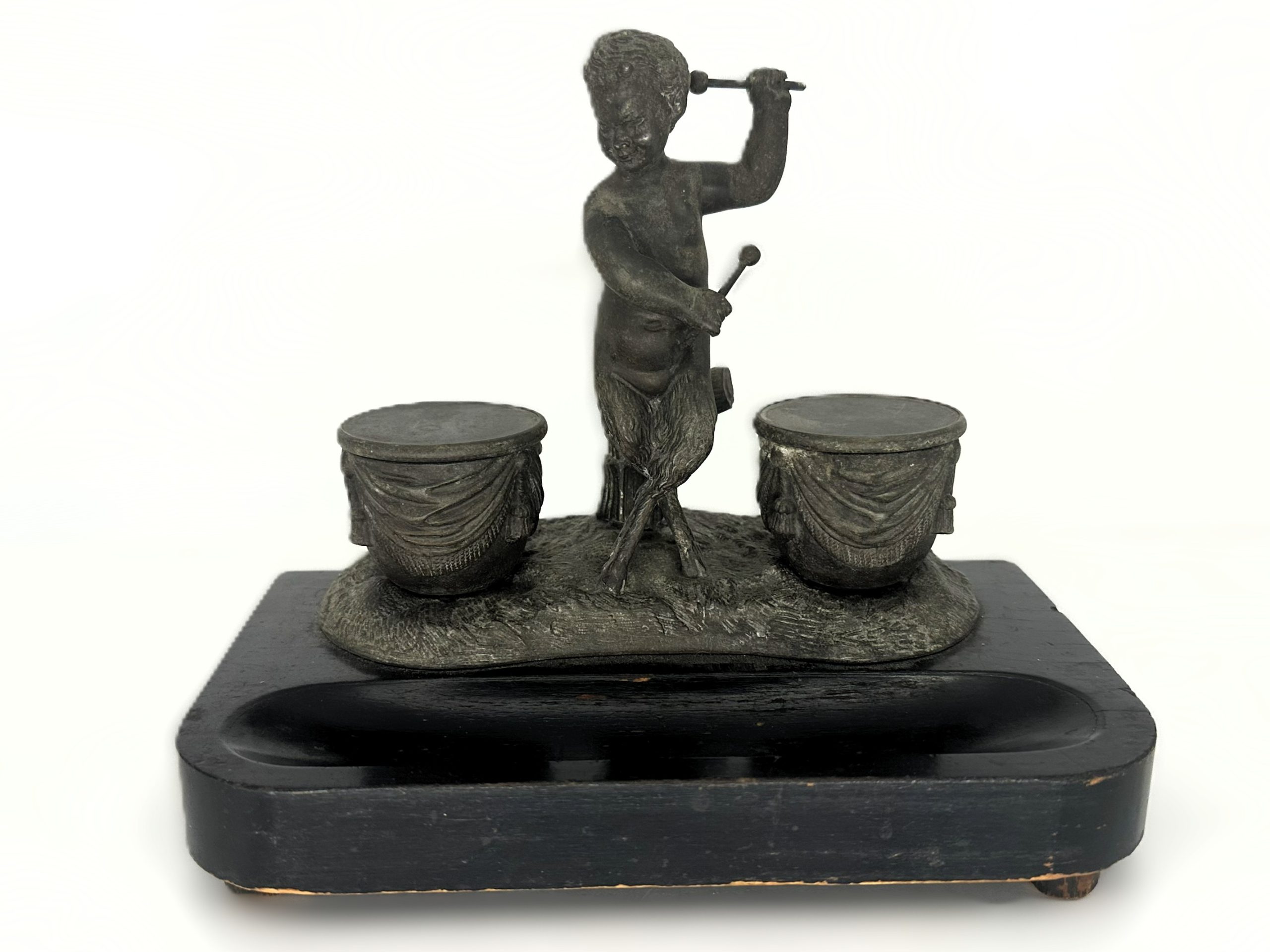 Mischievous Baby Satyr Drummer