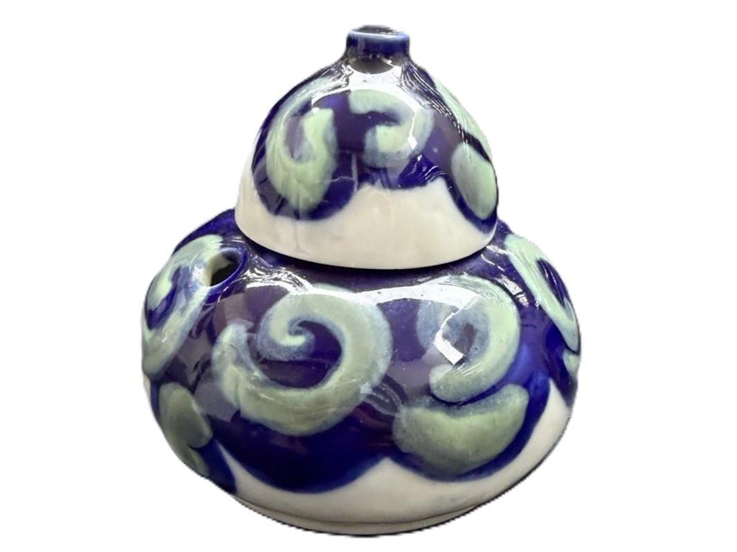 Art Deco Limoges Porcelain Inkwell by Camille Tharaud