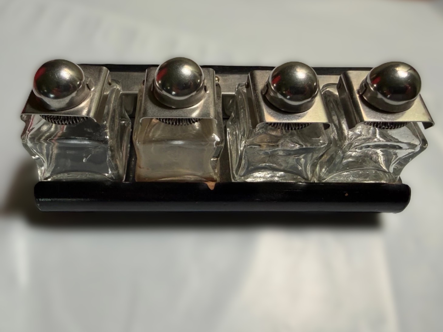 Four Bottle Office Inkstand