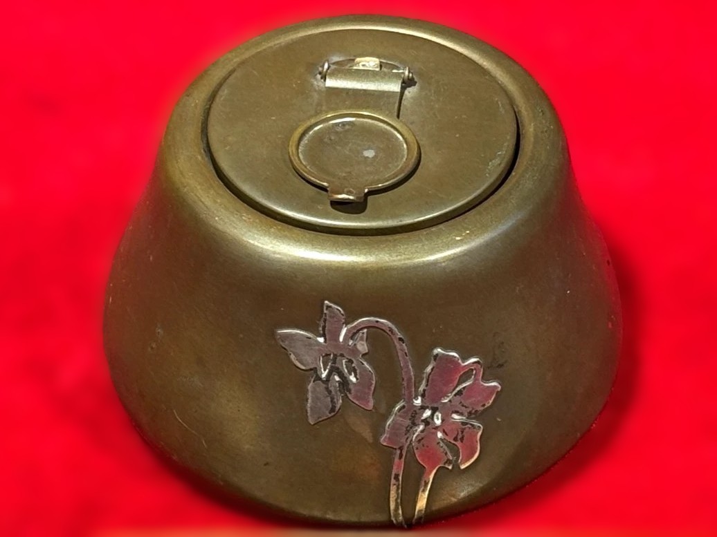 Heintz Art Metal Inkwell